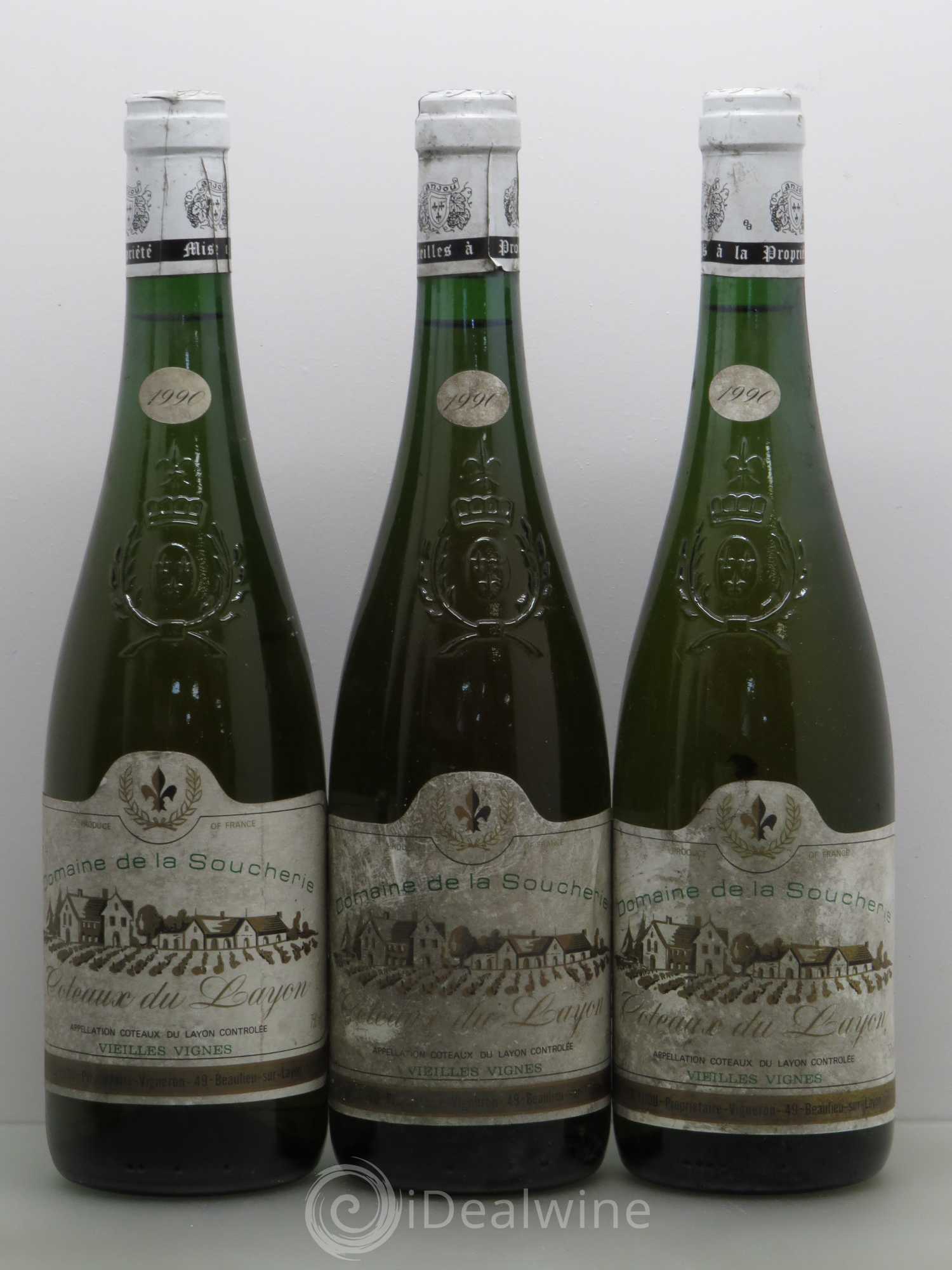 Coteaux du Layon La Soucherie Vieilles Vignes 1990 - Lotto di 6 bottiglie - 1