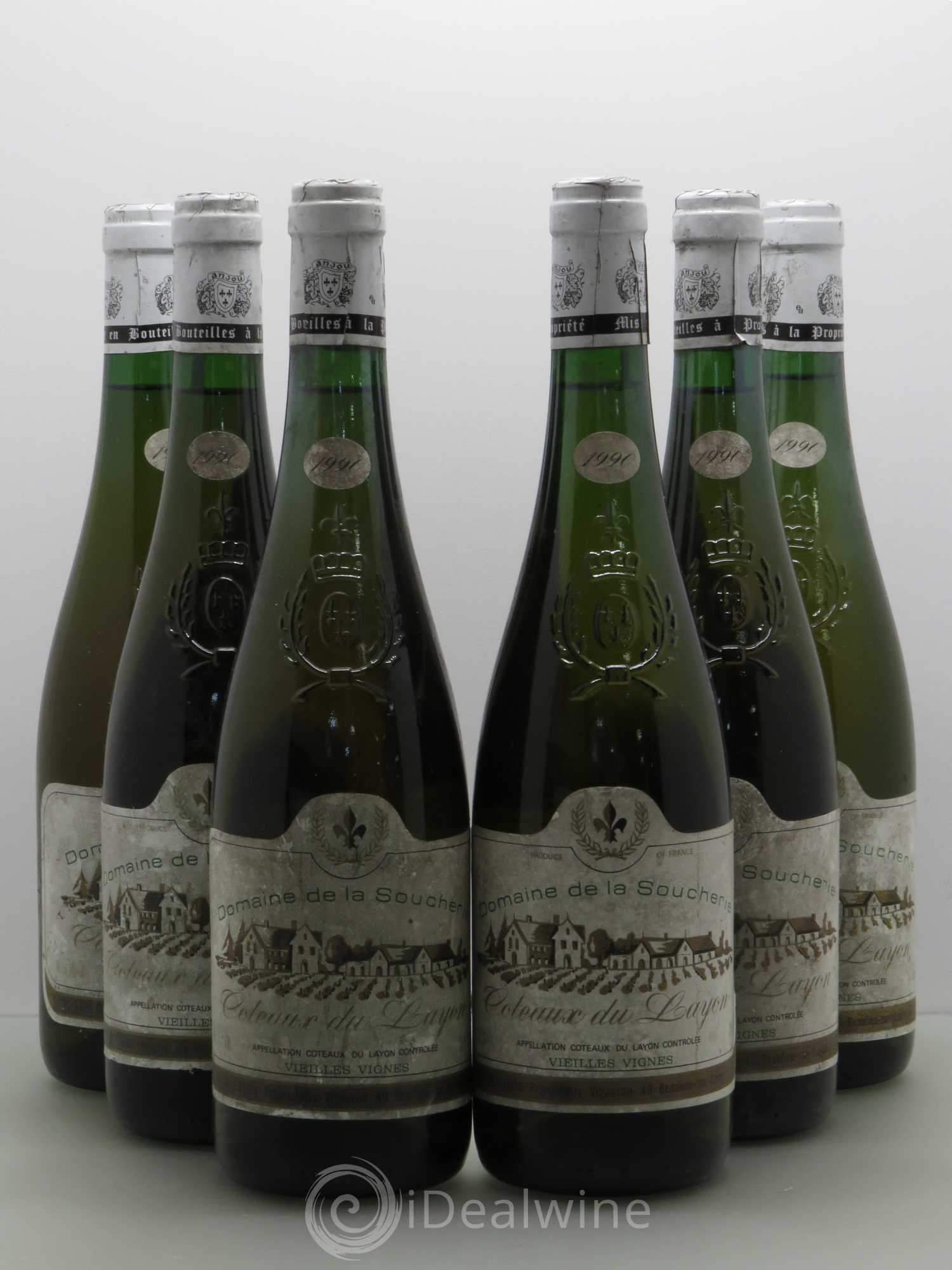 Coteaux du Layon La Soucherie Vieilles Vignes 1990 - Lotto di 6 bottiglie - 0