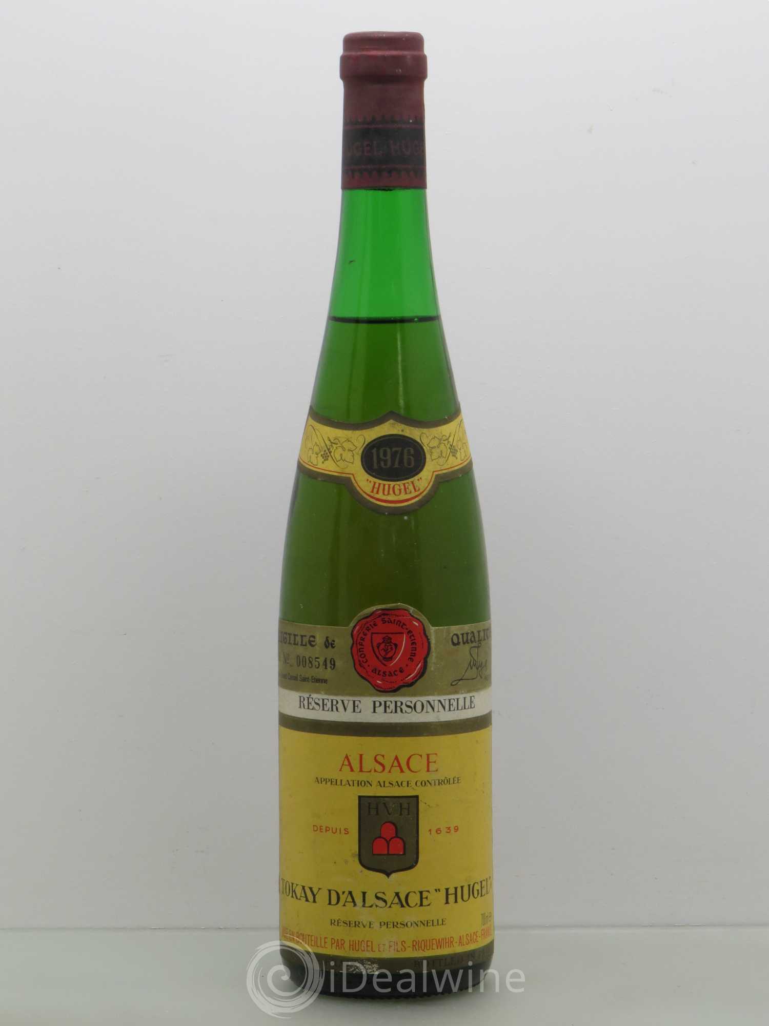 Pinot Gris Reserve personnelle Hugel 1976 - Posten von 1 Flasche - 0