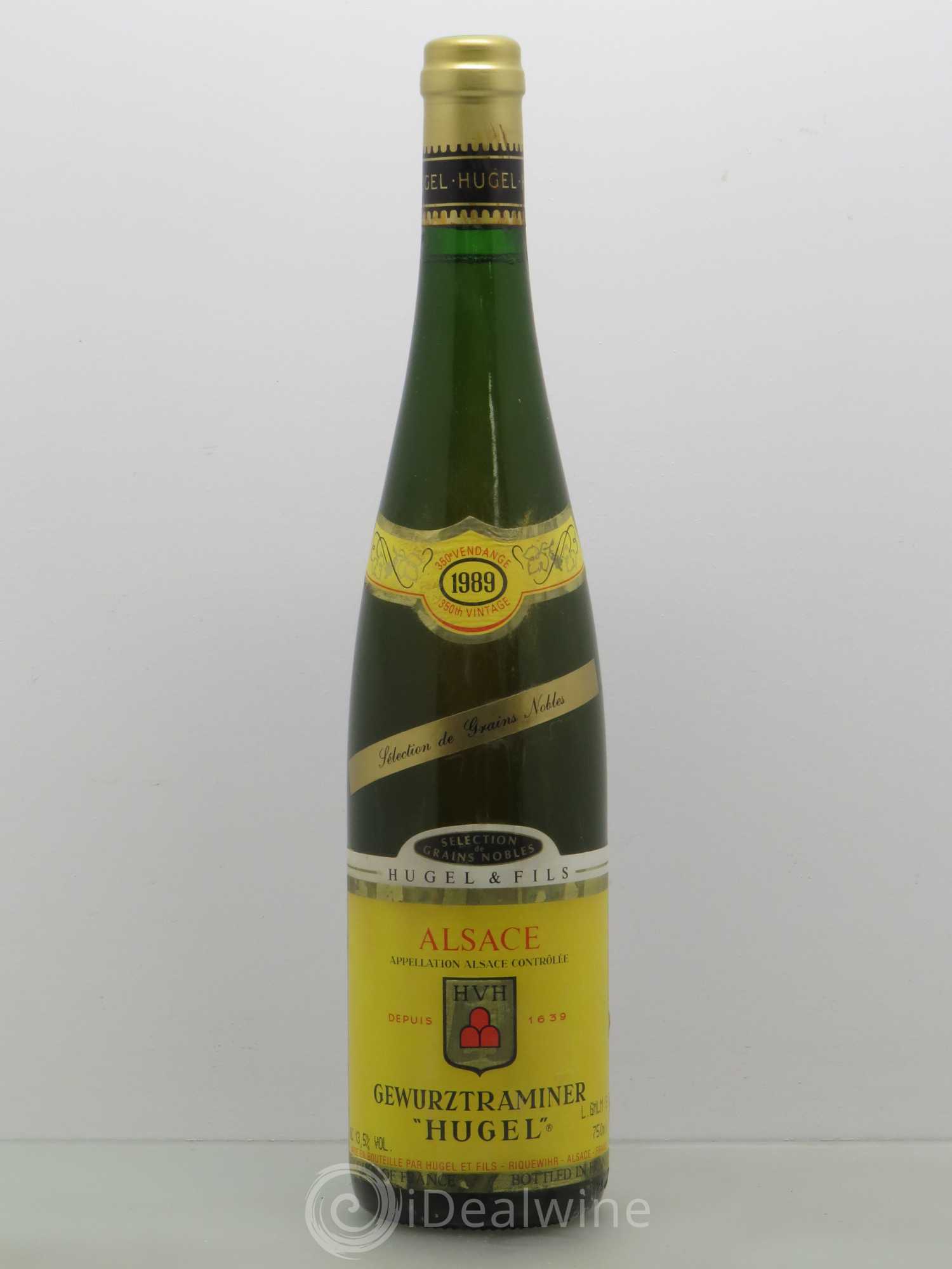 Gewurztraminer Sélection de Grains Nobles Hugel (Domaine) 1989 - Lotto di 1 bottiglia - 0