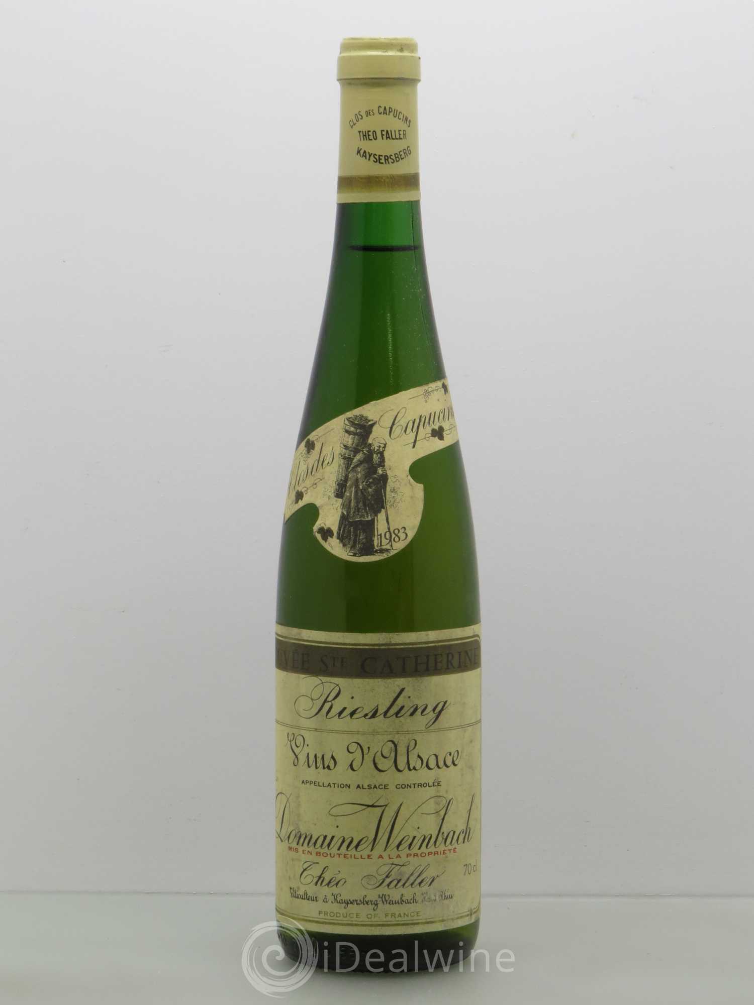 Riesling Cuvee Sainte Catherine Faller 1983 - Posten von 1 Flasche - 0