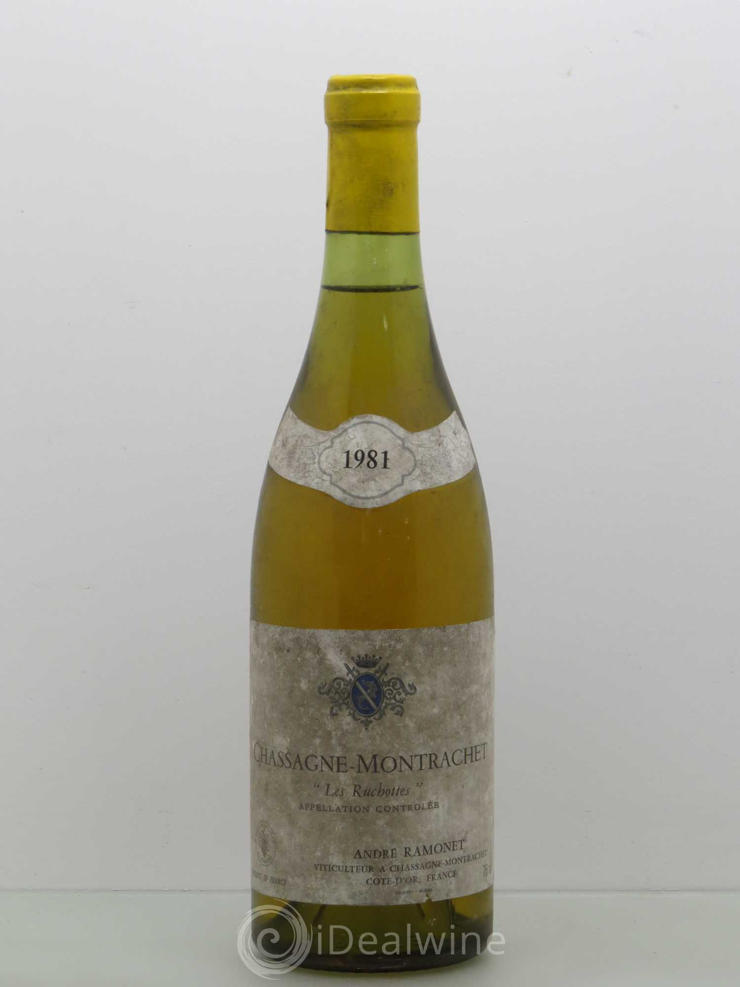 Chassagne-Montrachet 1er Cru Les Ruchottes Ramonet (Domaine) 1981 - Lot de 1 bouteille - 0
