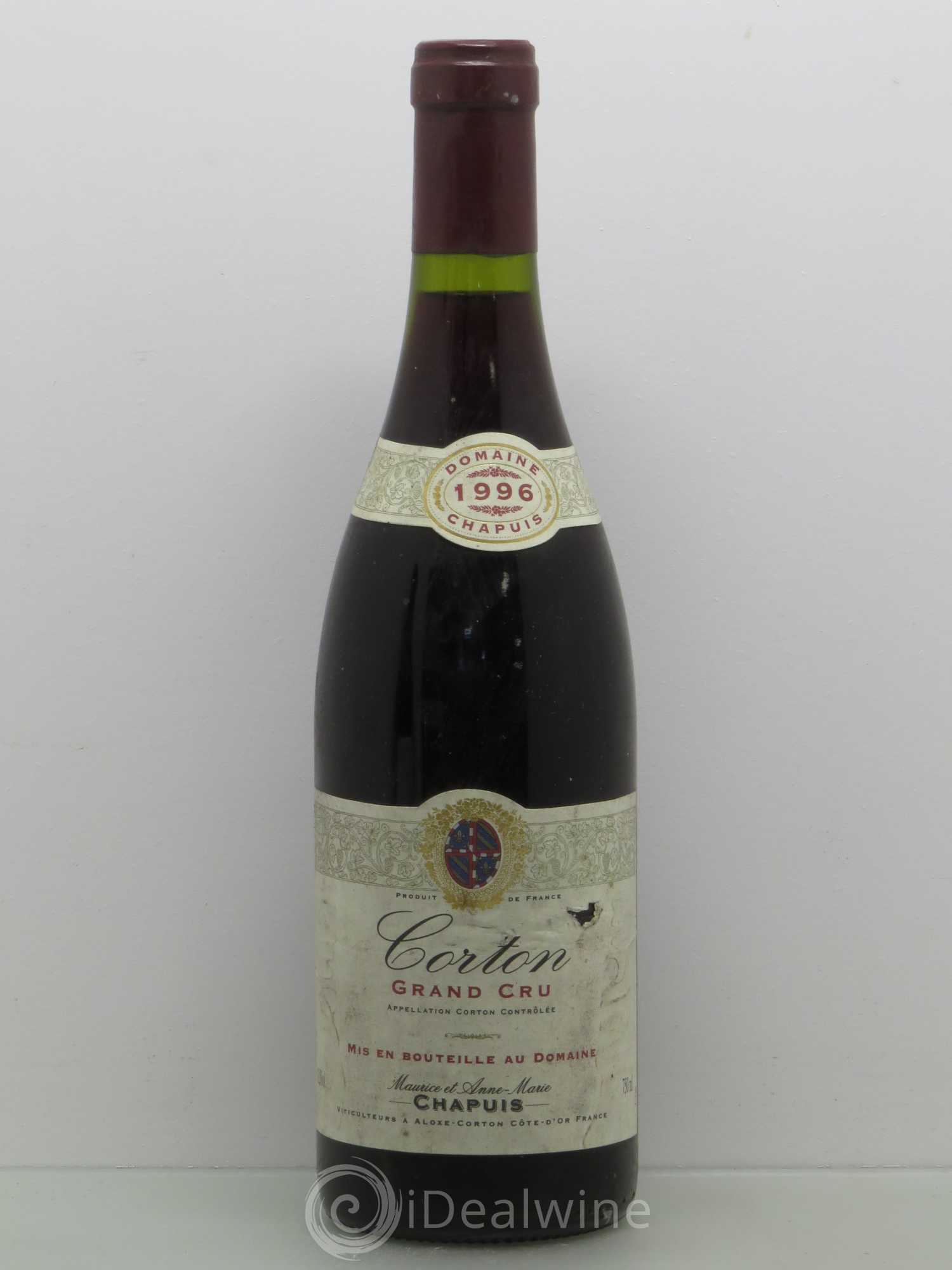 Corton Grand Cru Maurice Chapuis (sans prix de réserve) 1996 - Posten von 1 Flasche - 0