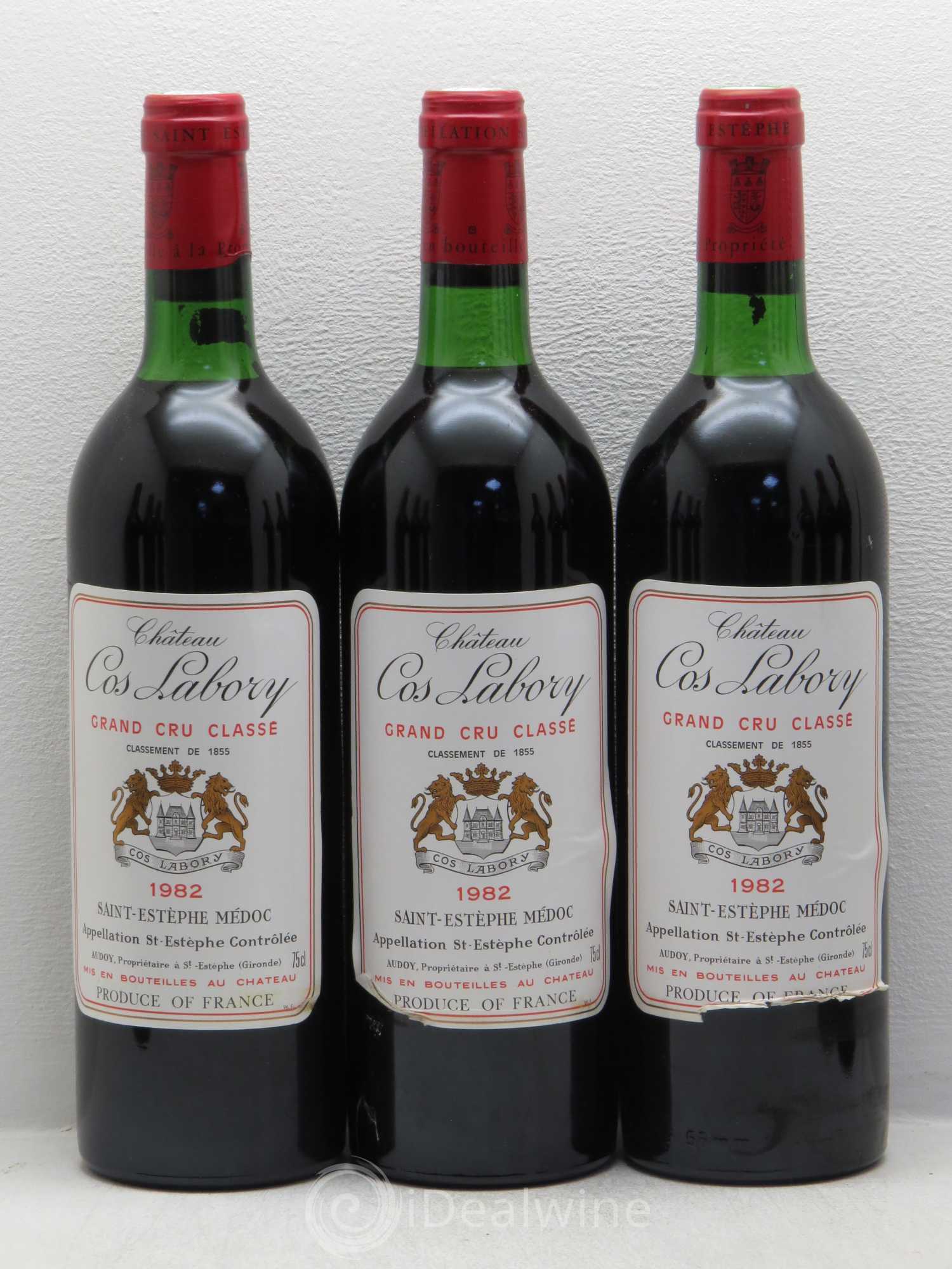 Château Cos Labory 5ème Grand Cru Classé 1982 - Lot de 12 bouteilles - 2