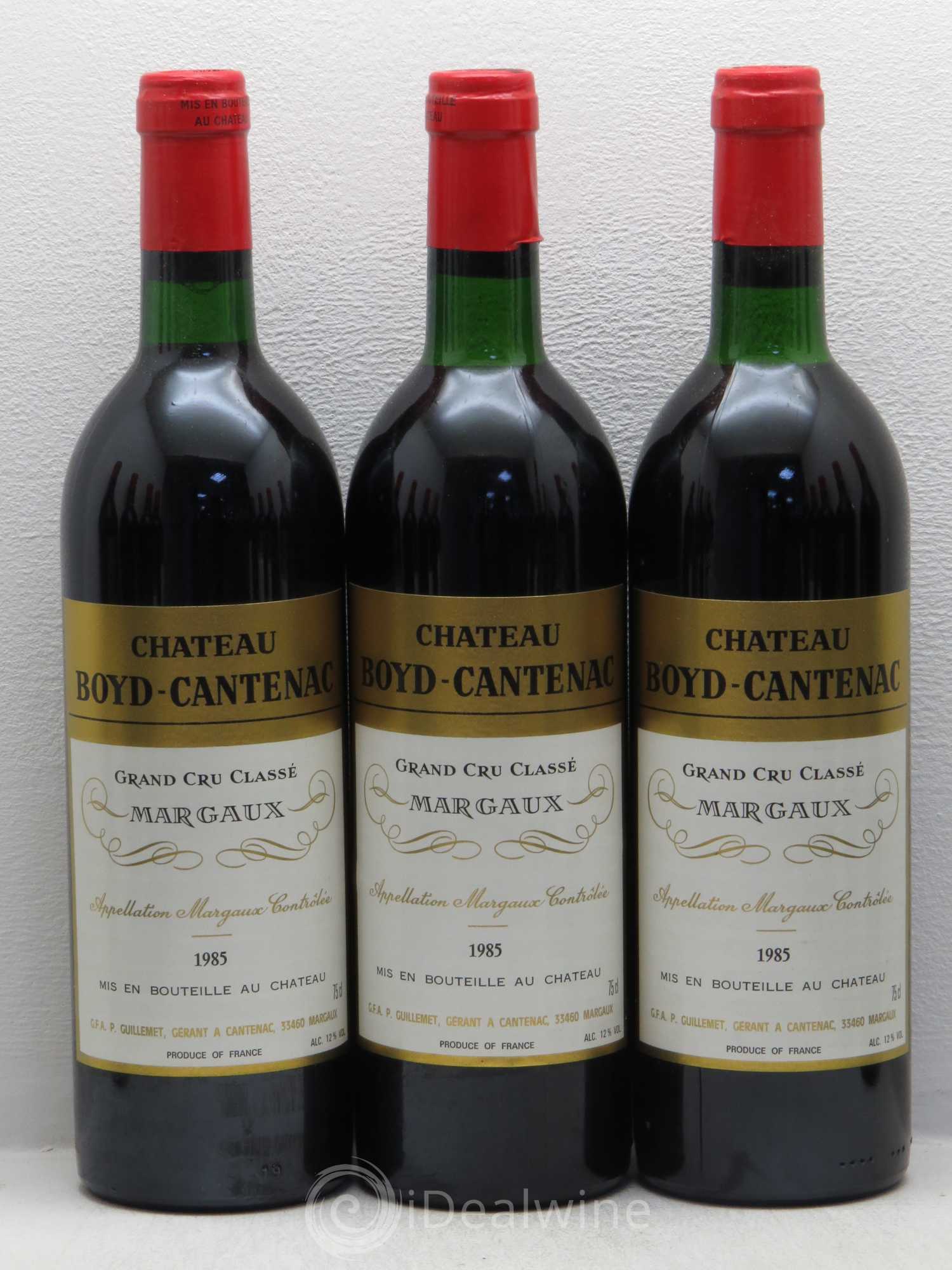 Château Boyd Cantenac 3ème Grand Cru Classé 1985 - Lot de 12 bouteilles - 1