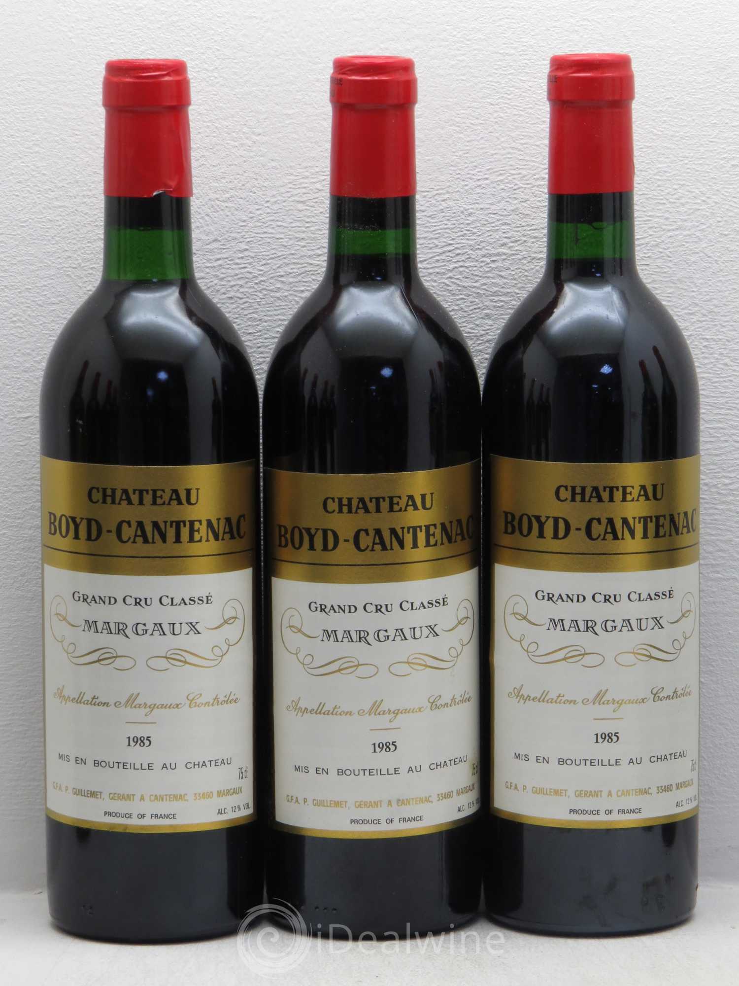 Château Boyd Cantenac 3ème Grand Cru Classé 1985 - Lot de 12 bouteilles - 2