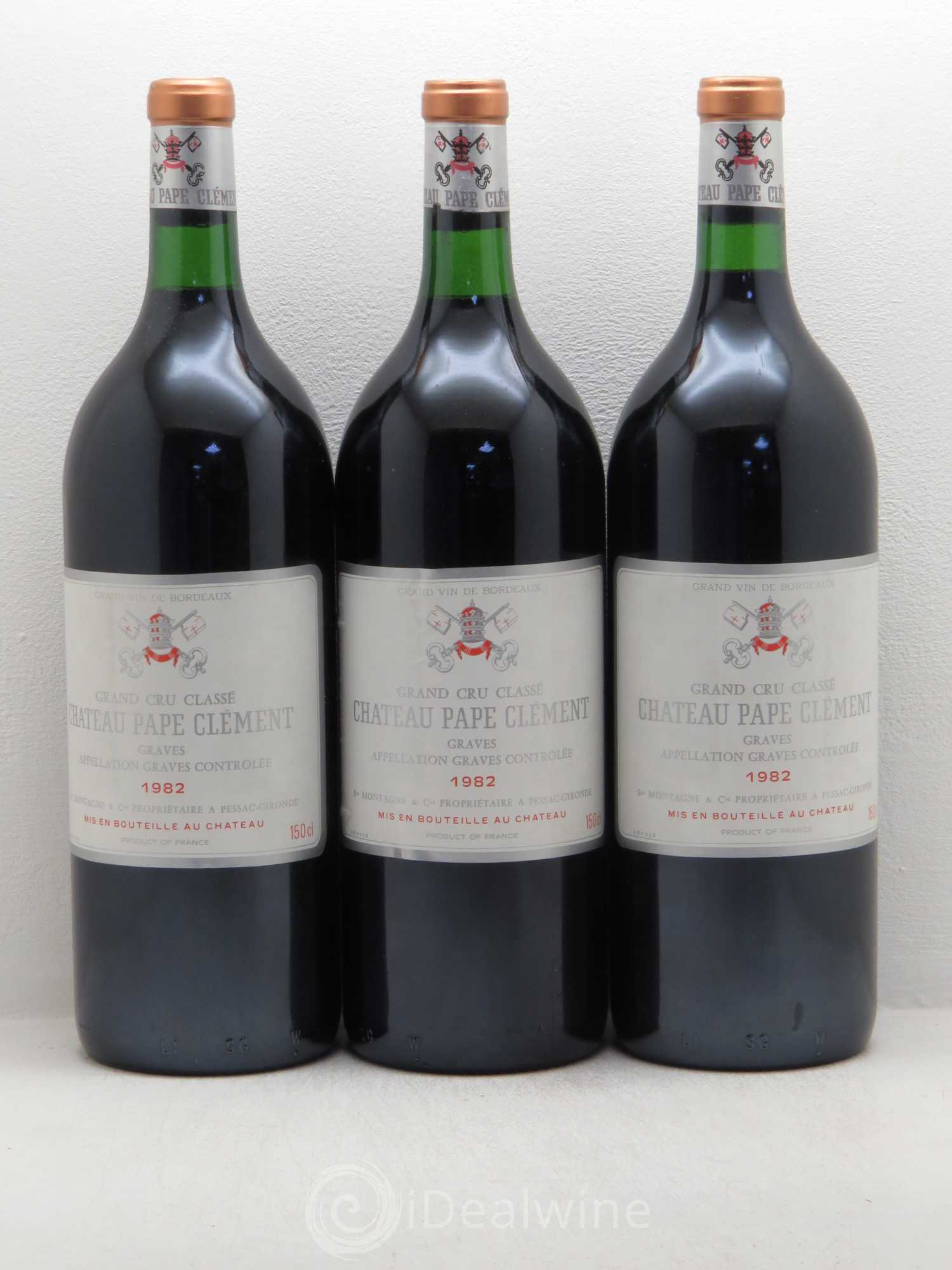 Château Pape Clément Cru Classé de Graves 1982 - Lot de 6 magnums - 2