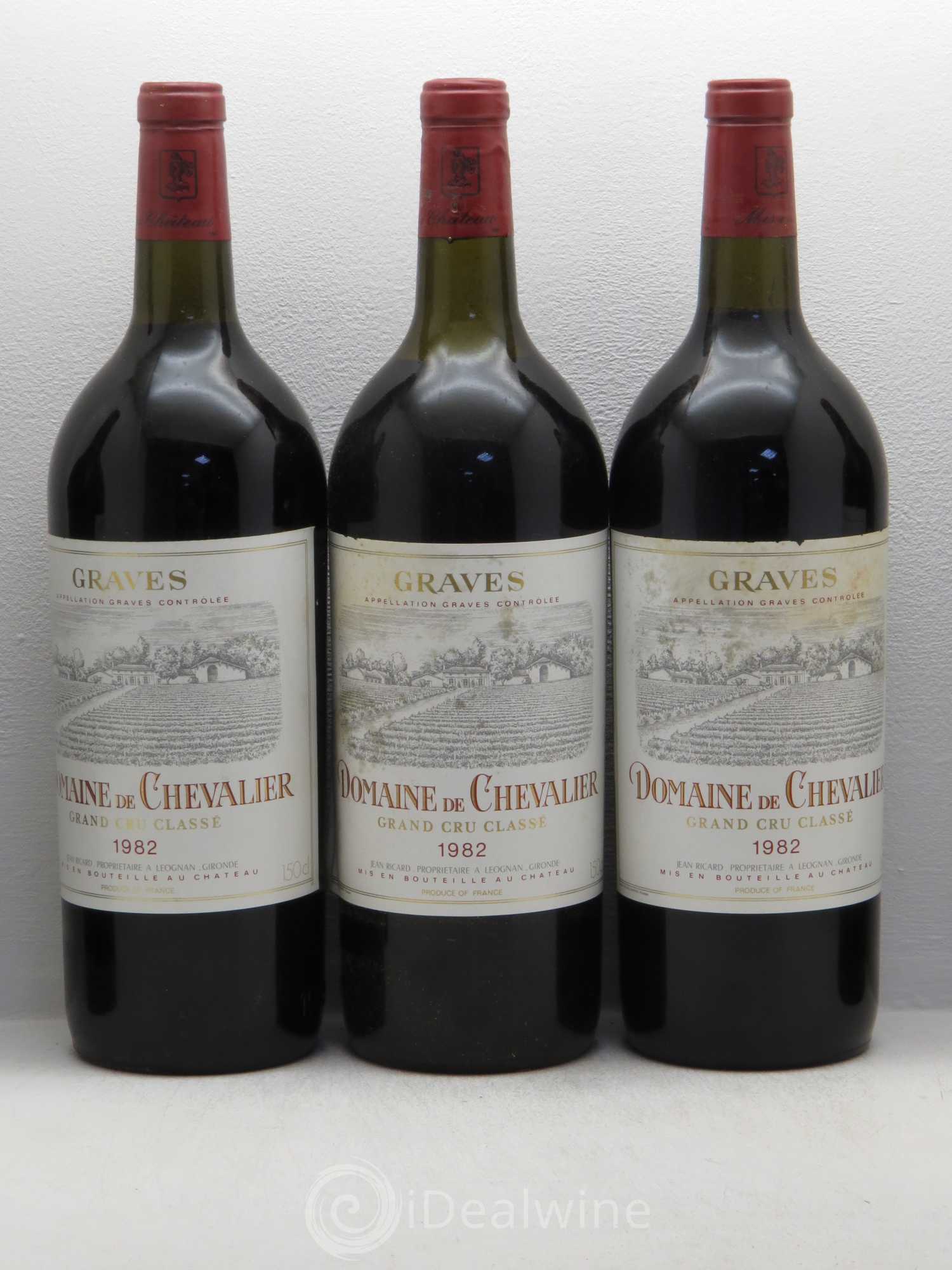 Domaine de Chevalier Cru Classé de Graves 1982 - Lot de 5 magnums - 1