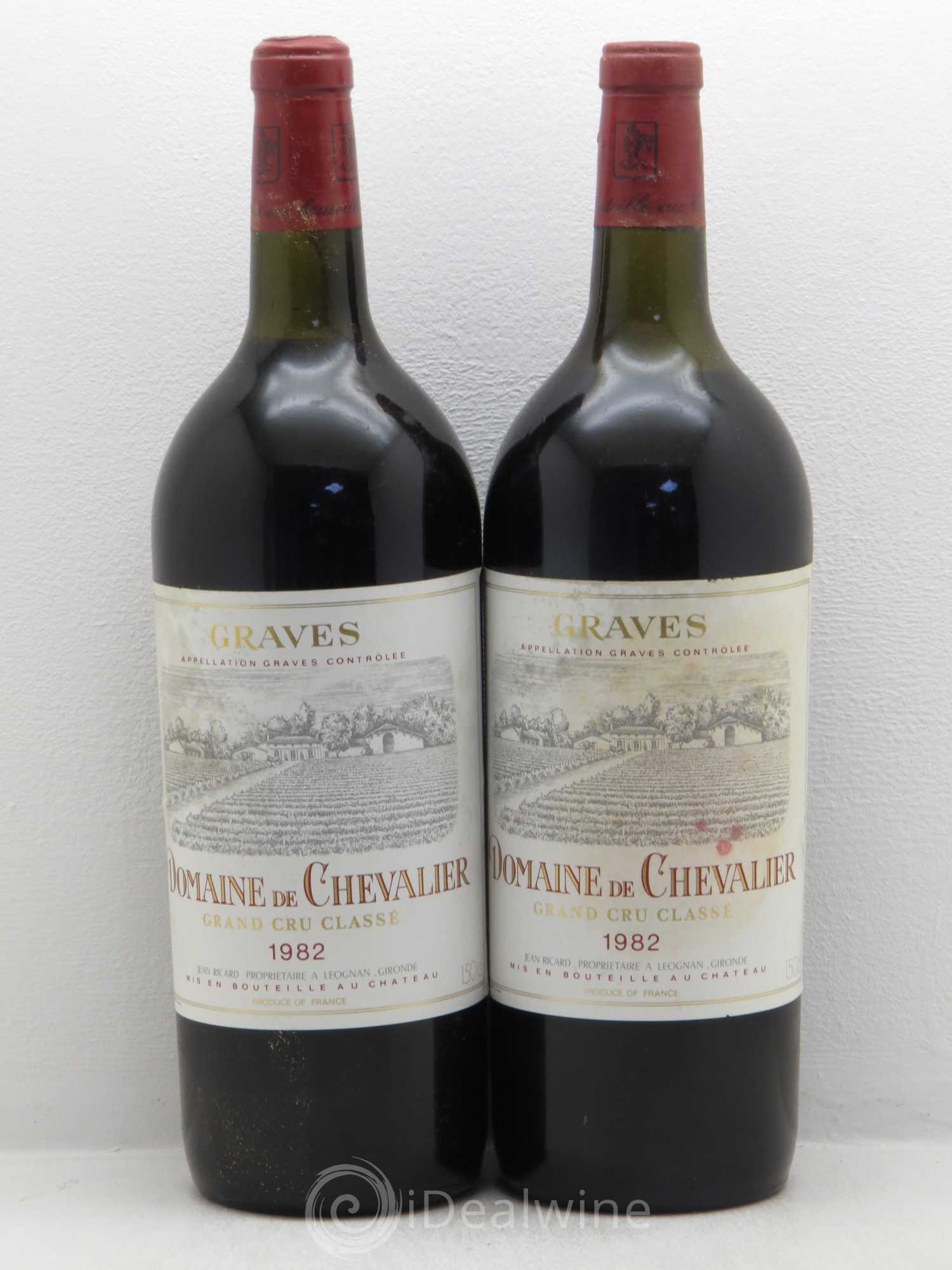Domaine de Chevalier Cru Classé de Graves 1982 - Lot de 5 magnums - 2