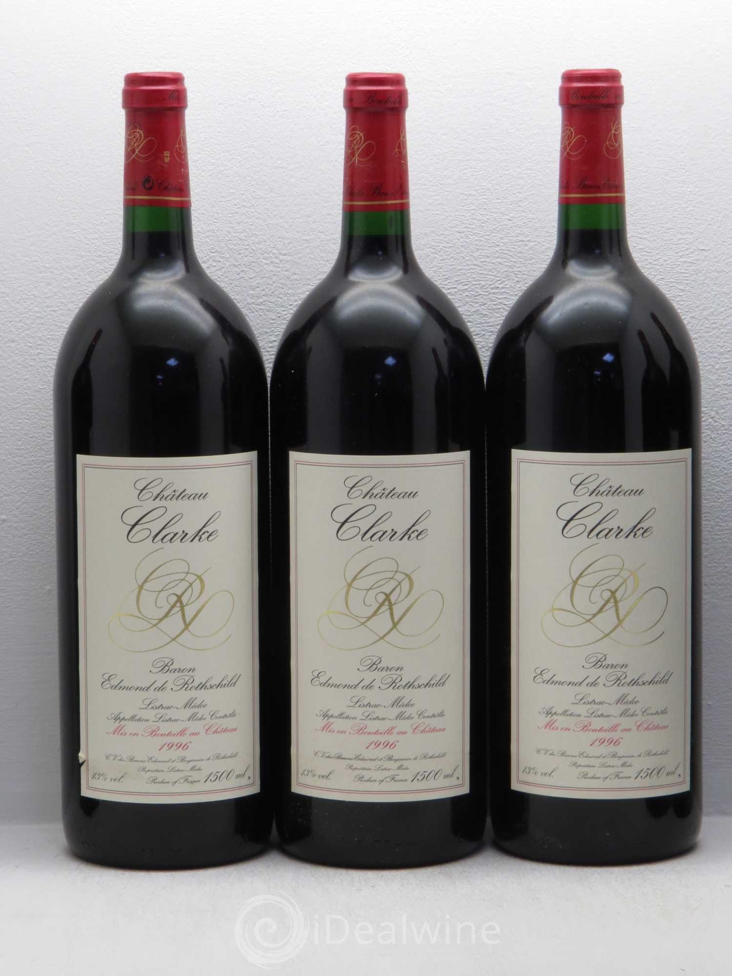 Château Clarke 1996 - Lot de 6 magnums - 1