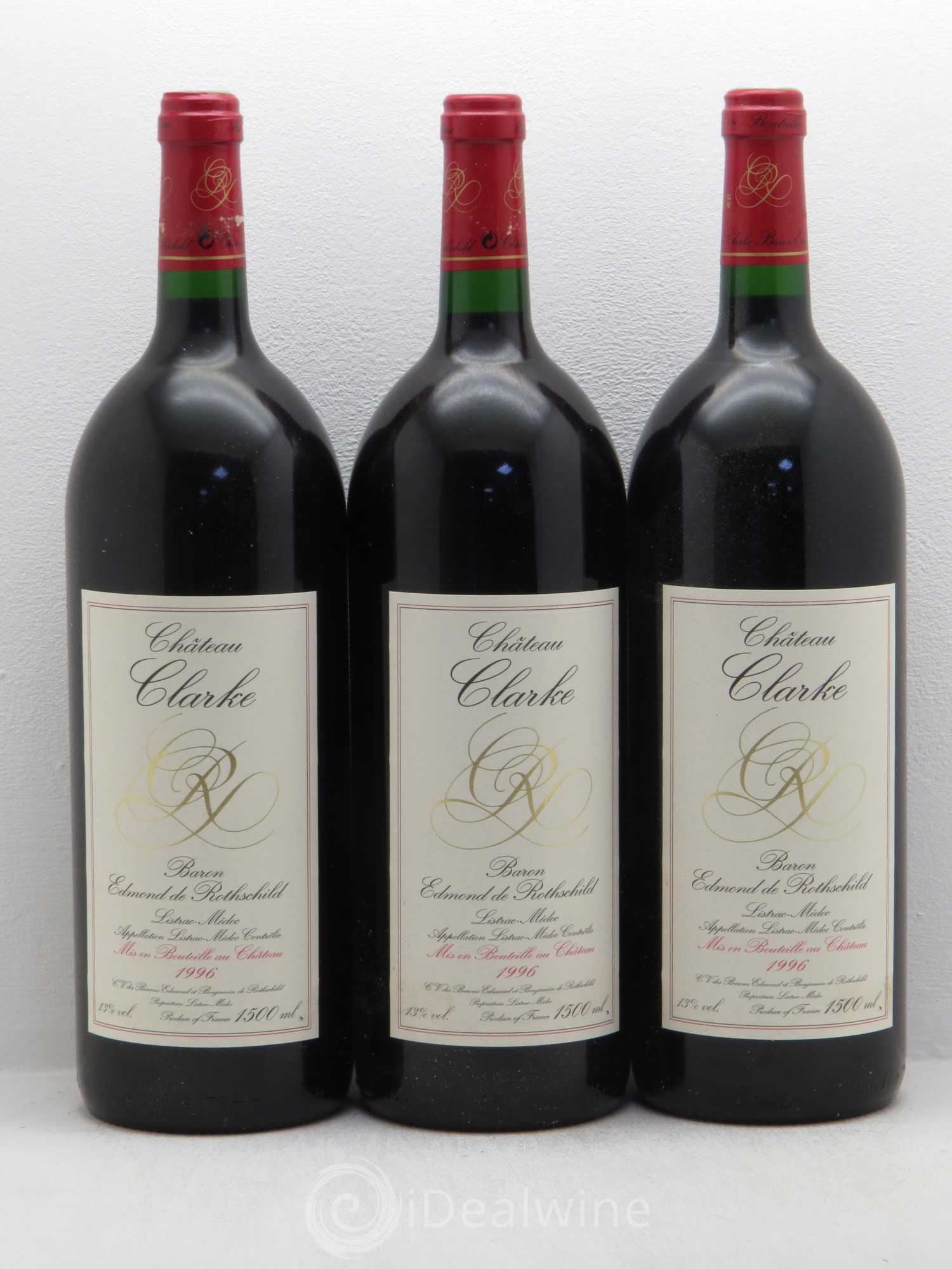 Château Clarke 1996 - Lot de 6 magnums - 2