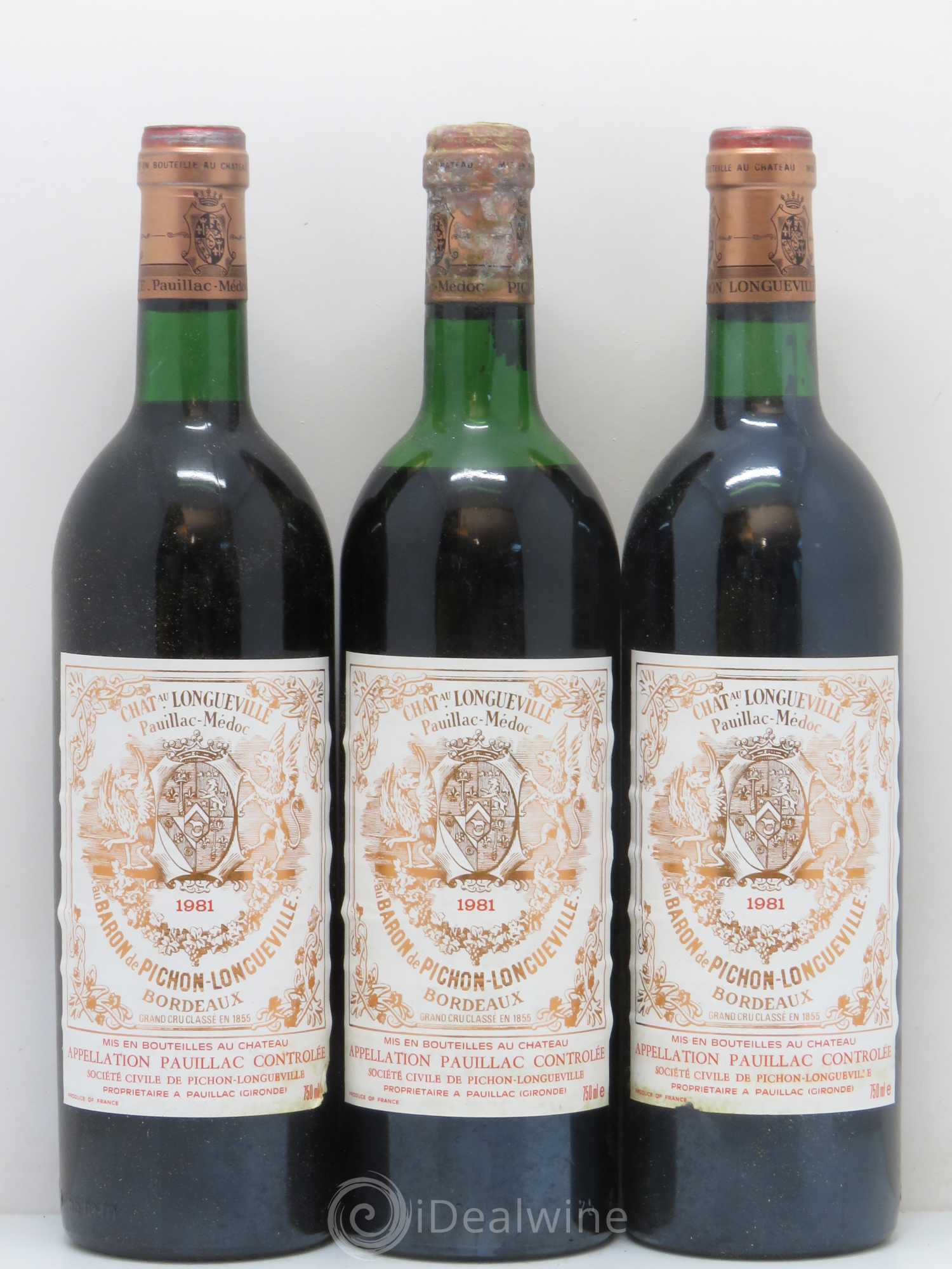 Pichon Longueville Baron 2ème Grand Cru Classé 1981 - Lot de 12 bouteilles - 4