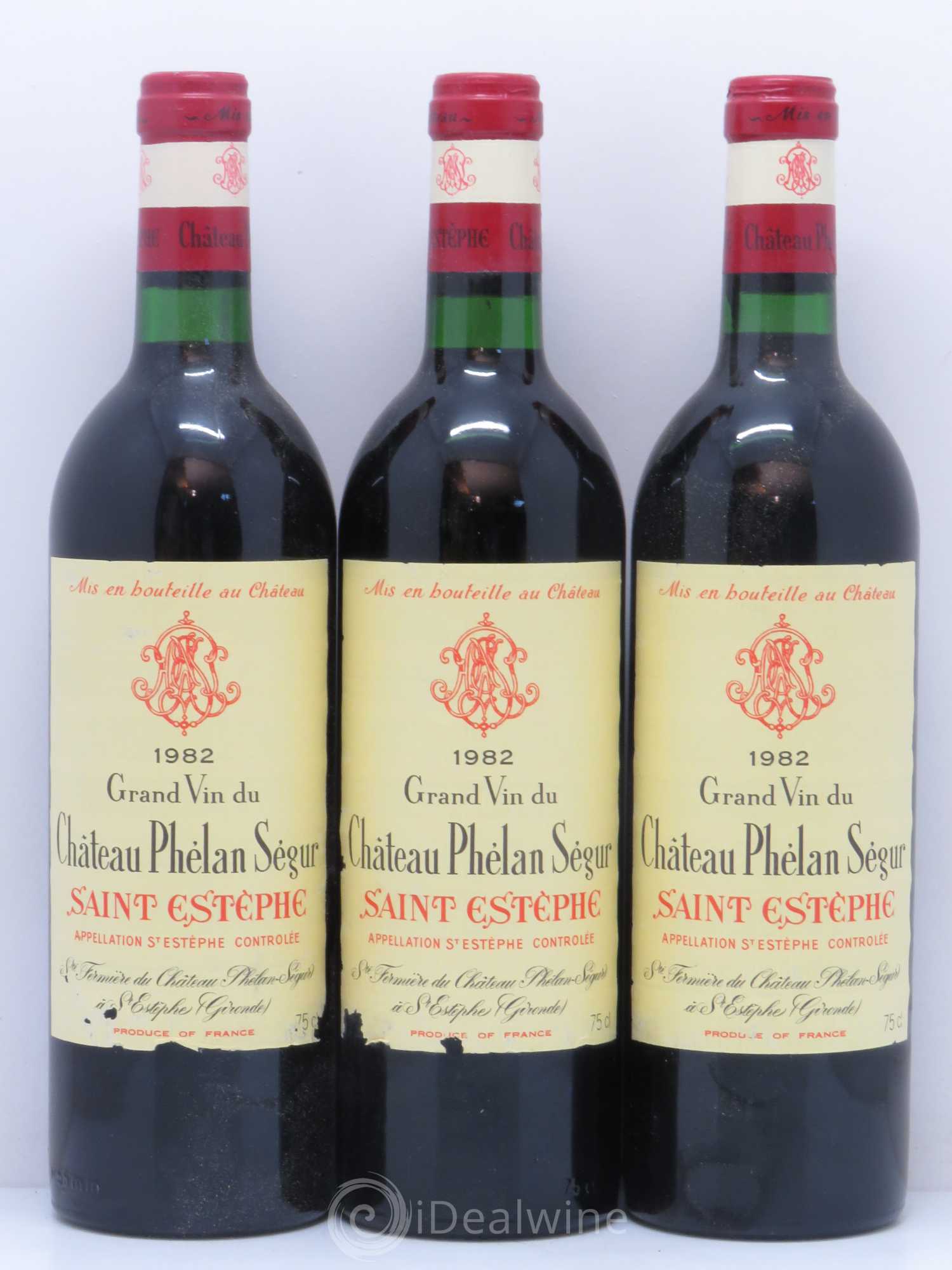 Château Phélan Ségur 1982 - Lot de 12 bouteilles - 2