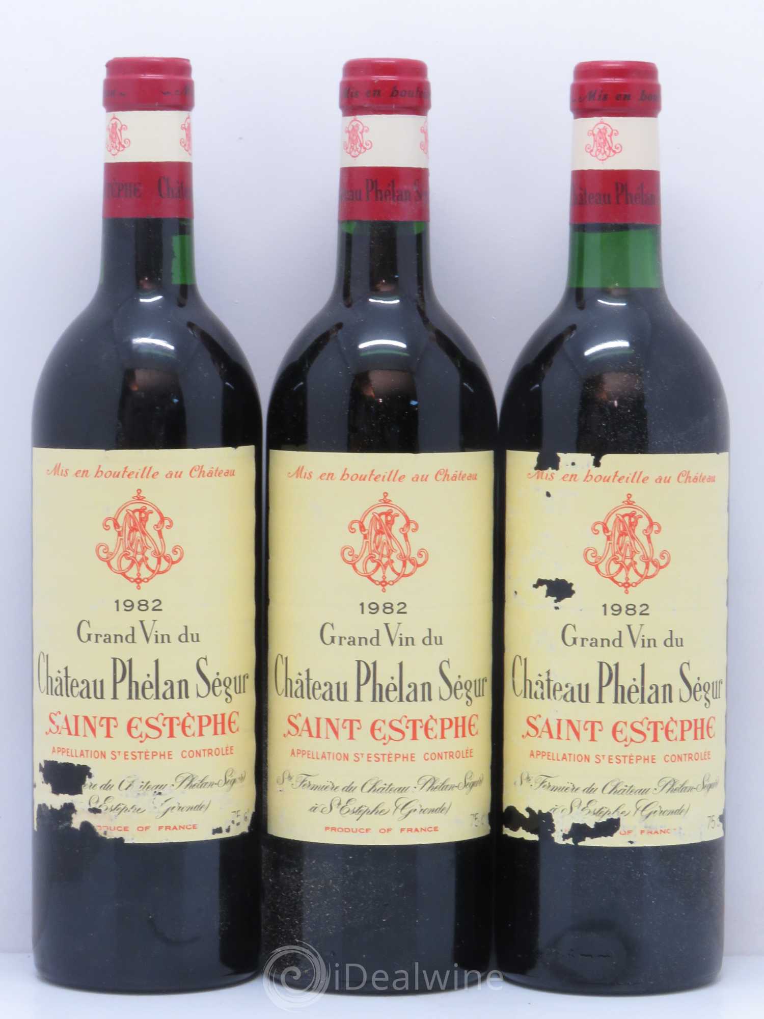 Château Phélan Ségur 1982 - Lot de 12 bouteilles - 3