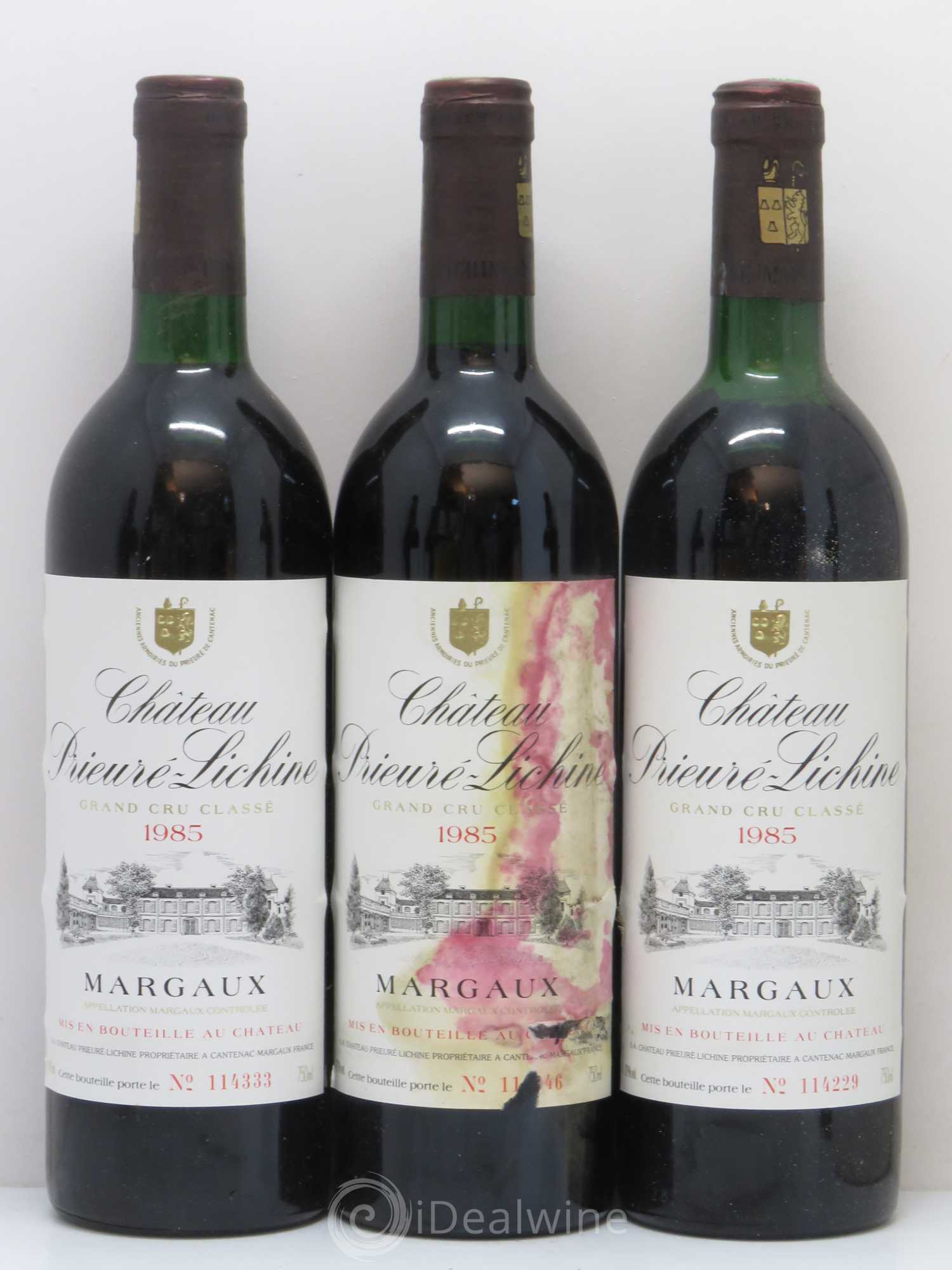 Château Prieuré Lichine 4ème Grand Cru Classé 1985 - Lot de 12 bouteilles - 1