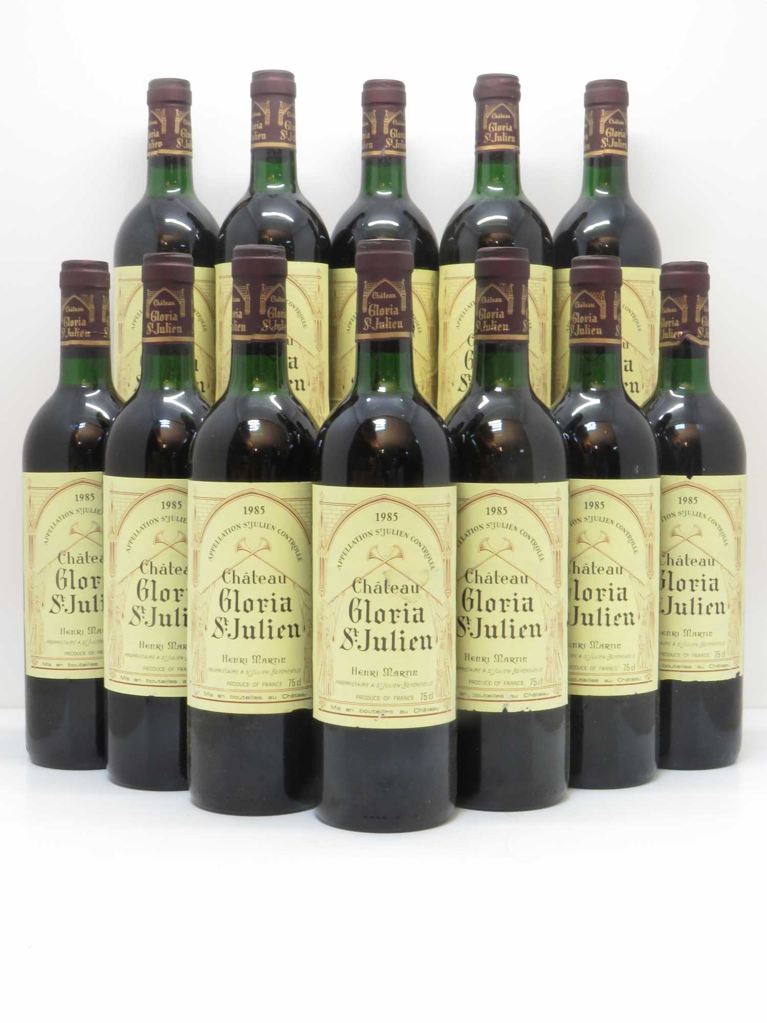 Château Gloria 1985 - Lot de 12 bouteilles - 0