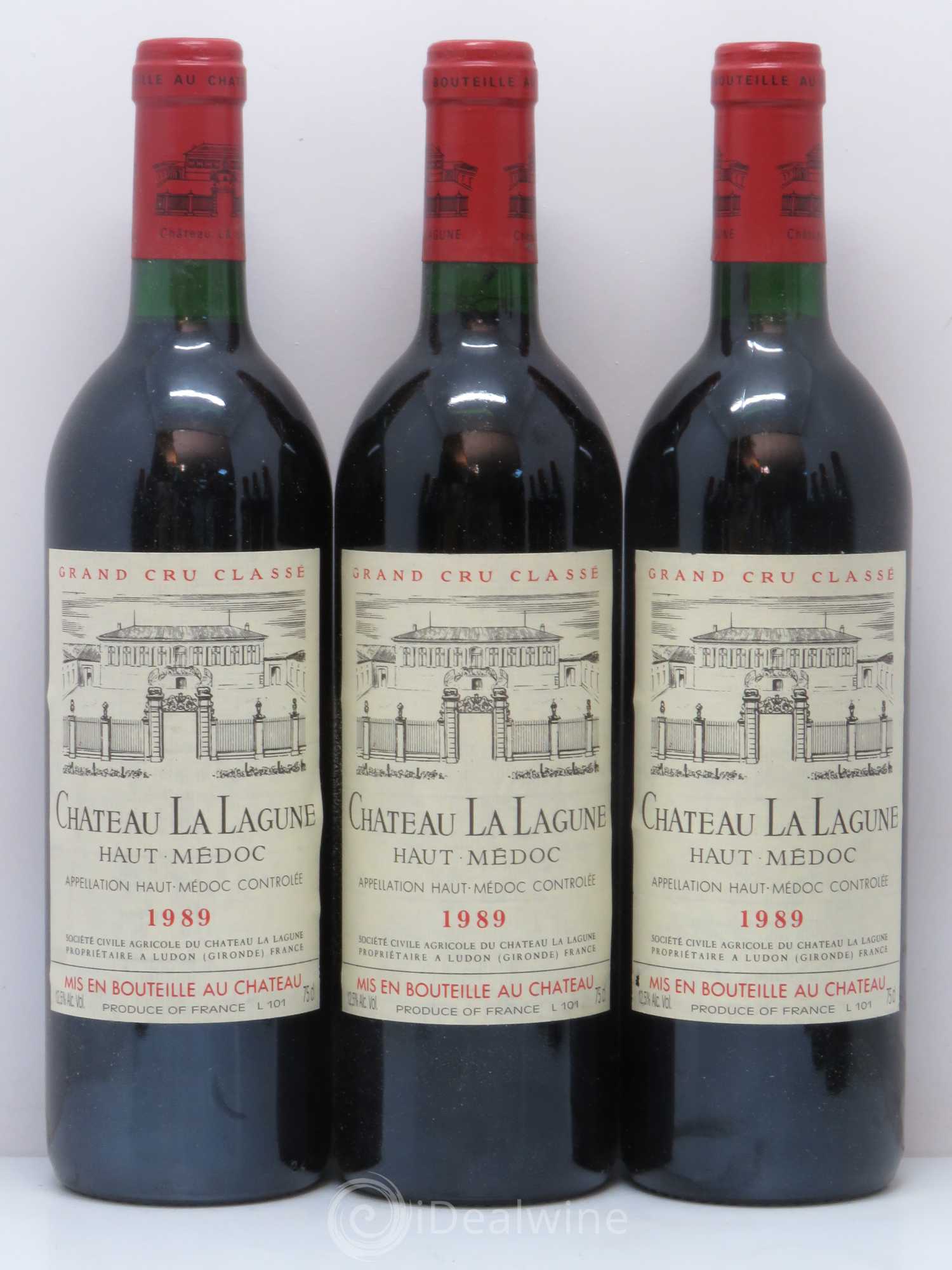 Château la Lagune 3ème Grand Cru Classé 1989 - Lot de 12 bouteilles - 1