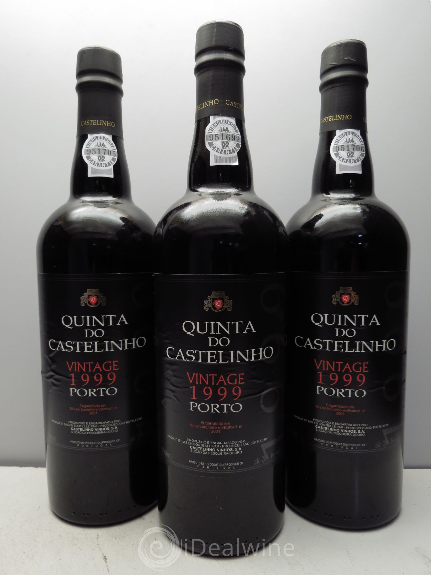Porto Quinta do Castelinho Vintage 1999 - Posten von 3 Flaschen - 0