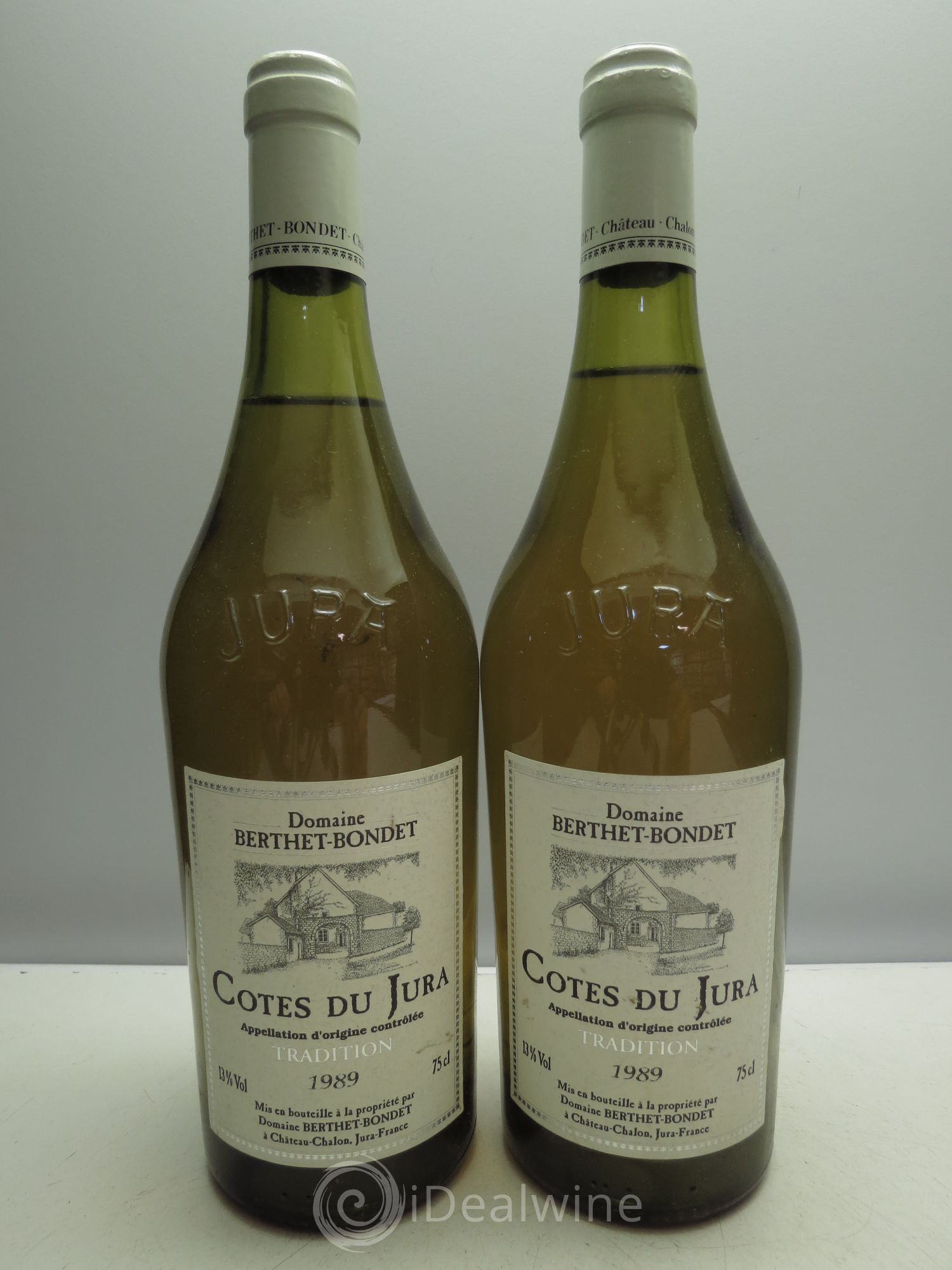Côtes du Jura Tradition - Berthet Bondet 1989 - Posten von 2 Flaschen - 0