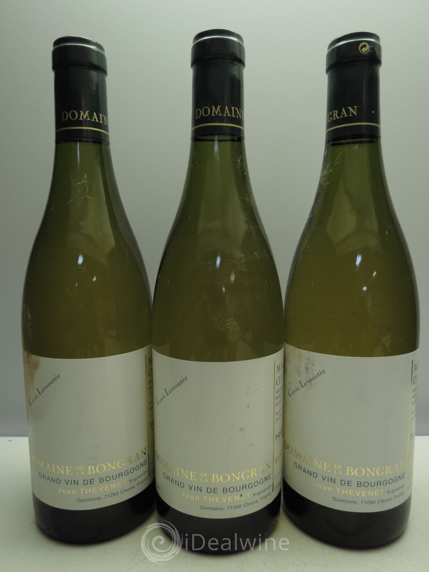 Mâcon Clessé Levroutée Quintaine - Thévenet 1997 - Posten von 3 Flaschen - 0