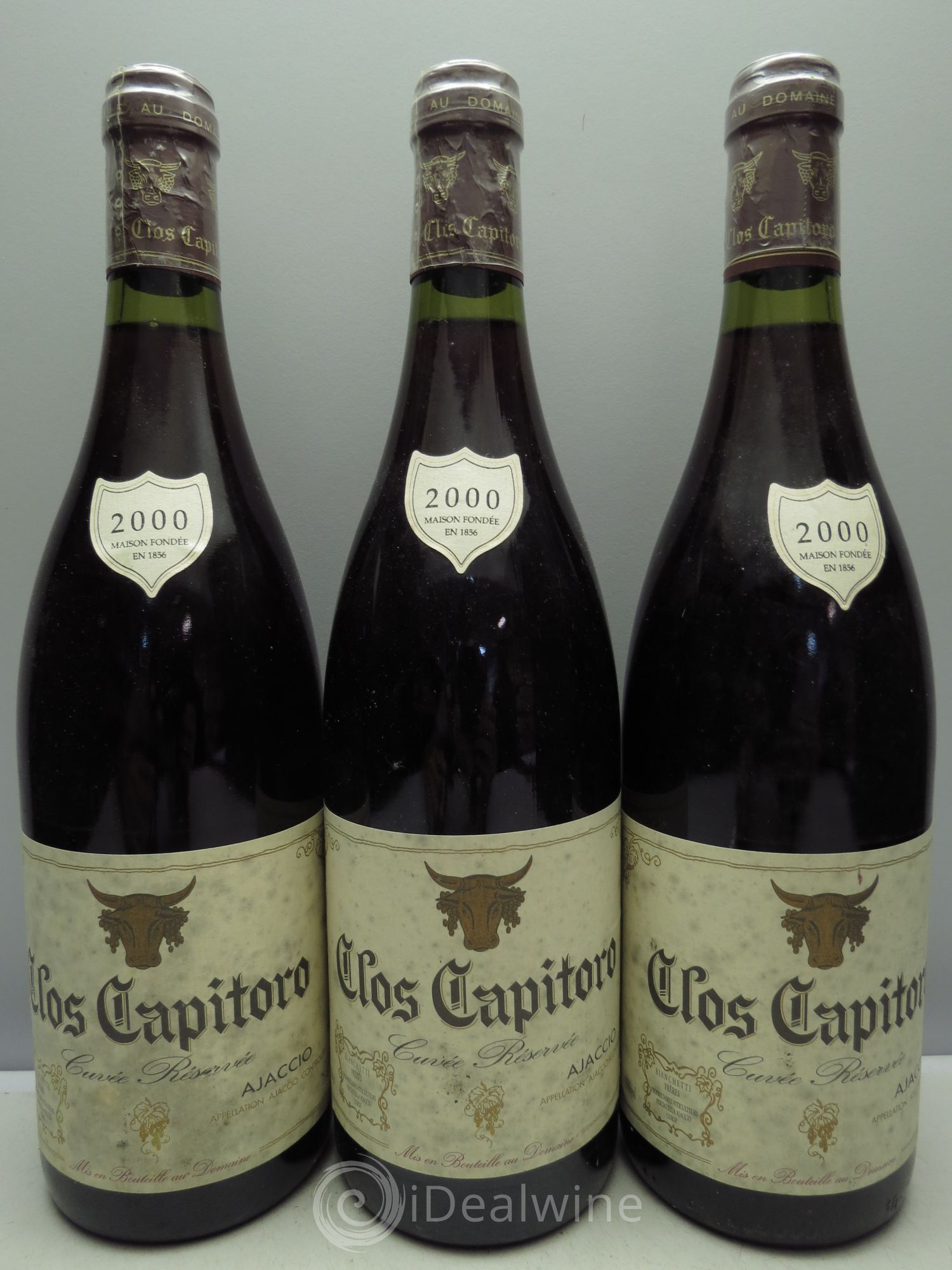 Ajaccio Clos Capitoro Réserve 2004 - Lot de 3 bouteilles - 0