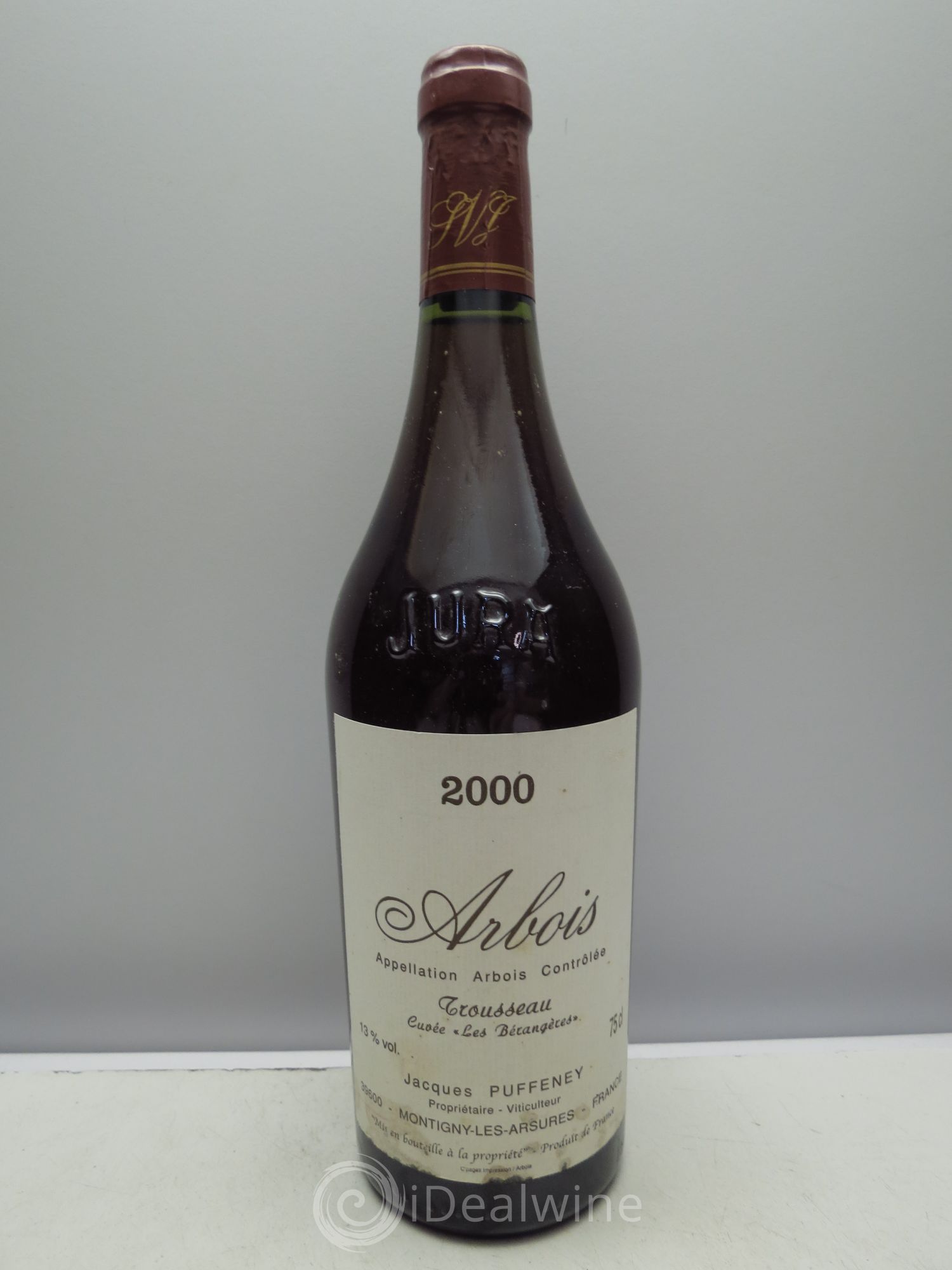 Arbois Trousseau - J.Puffeney 2000 - Posten von 1 Flasche - 0