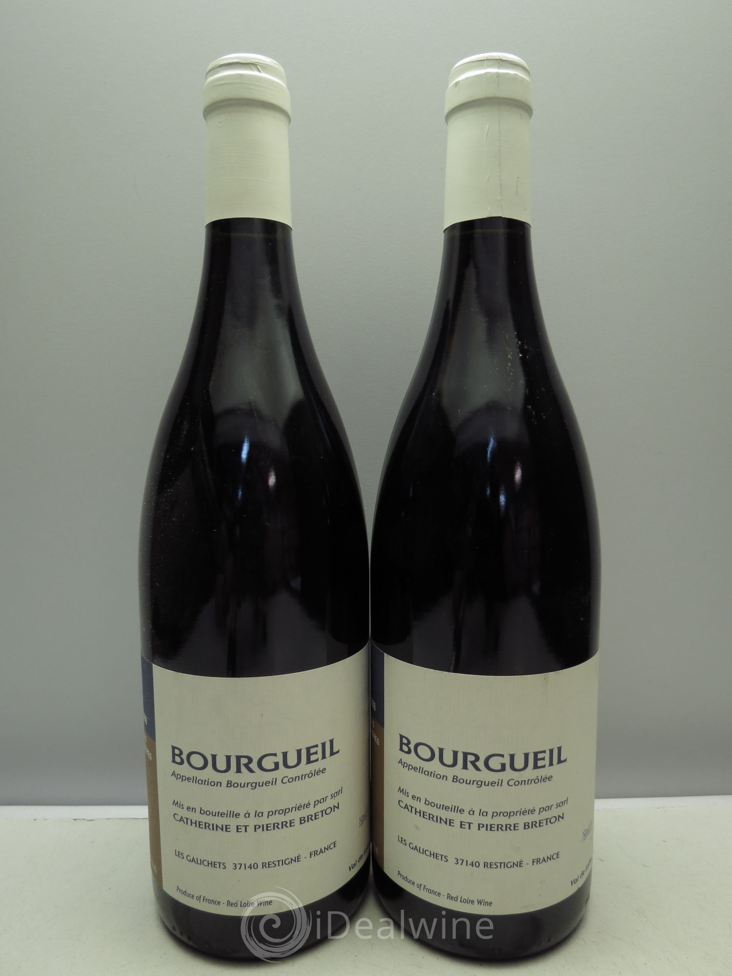 Bourgueil Perrières - C&P Breton 2000 - Posten von 2 Flaschen - 0