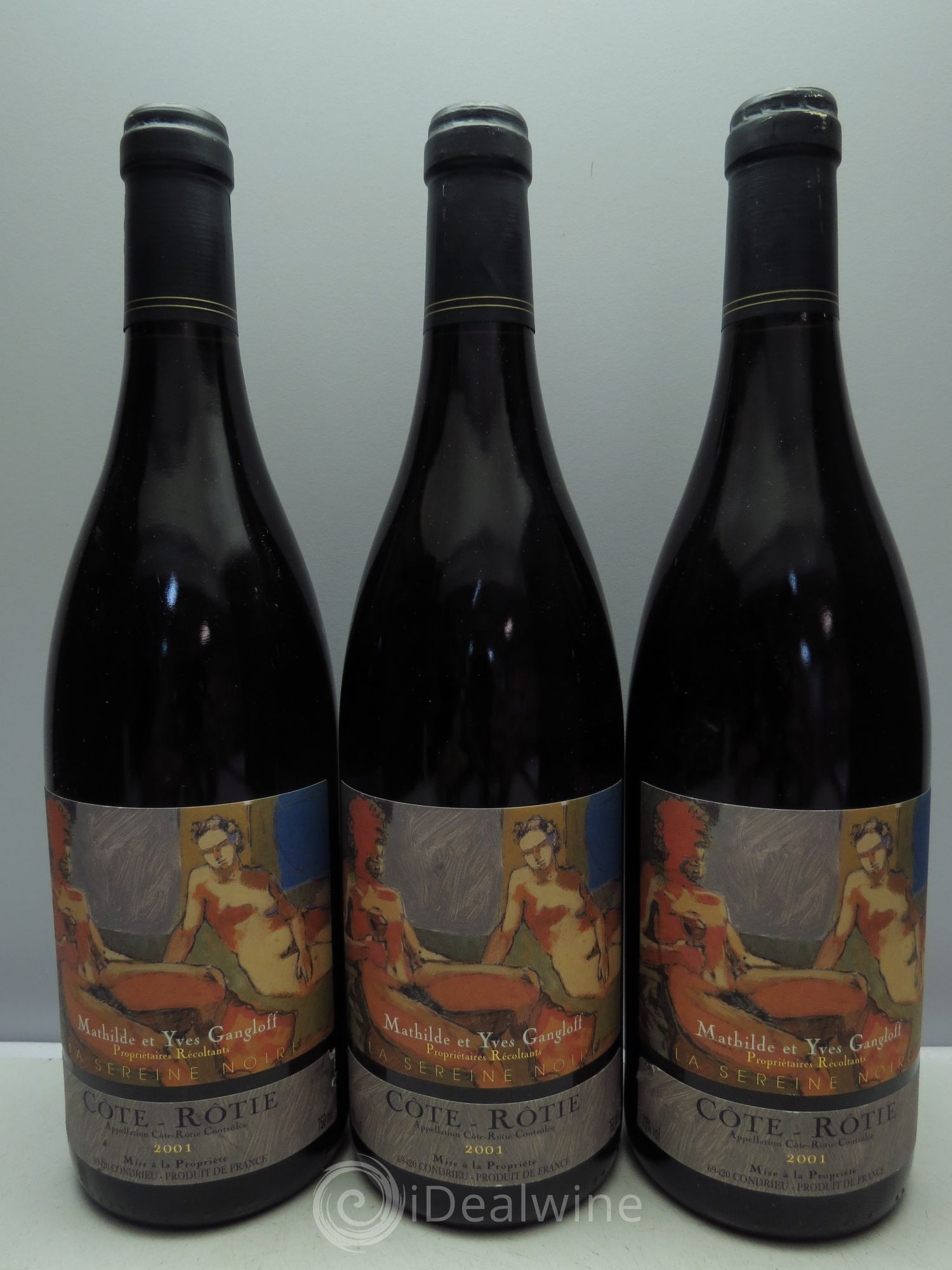 Côte-Rôtie La Sereine Noire Gangloff (Domaine) 2001 - Lot de 3 bouteilles - 0