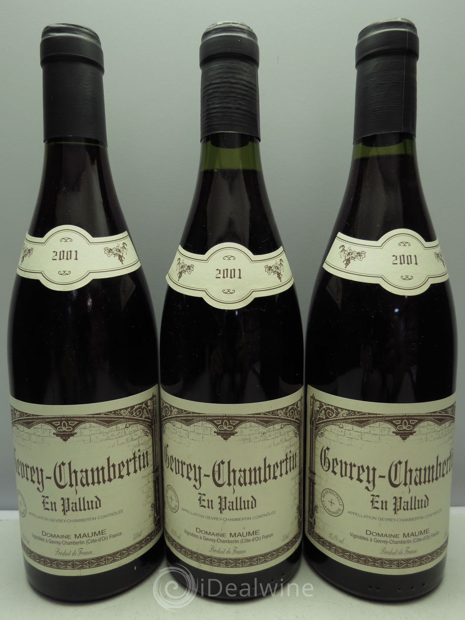 Gevrey-Chambertin En palud - B.Maume 2001 - Posten von 3 Flaschen - 0