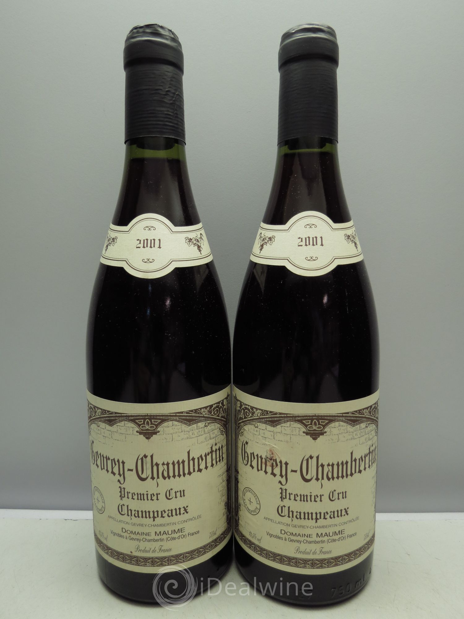 Gevrey-Chambertin 1er Cru B.Maume 2001 - Lot de 2 bouteilles - 0