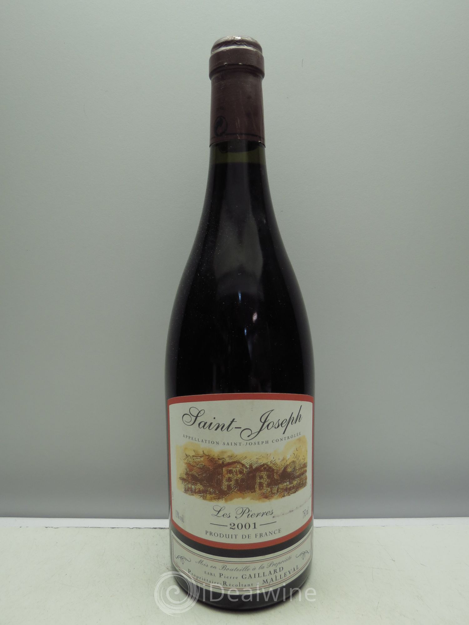 Saint-Joseph Les Pierres 2001 - Posten von 1 Flasche - 0