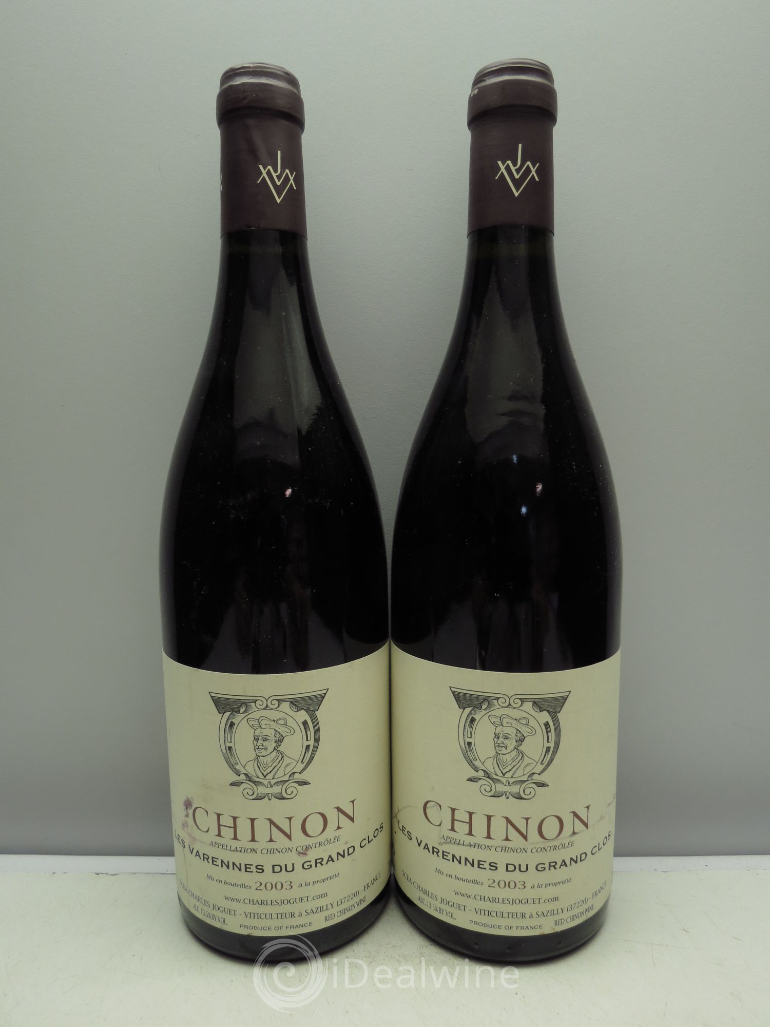 Chinon Varennes du Grand Clos C.Joguet 2003 - Posten von 2 Flaschen - 0