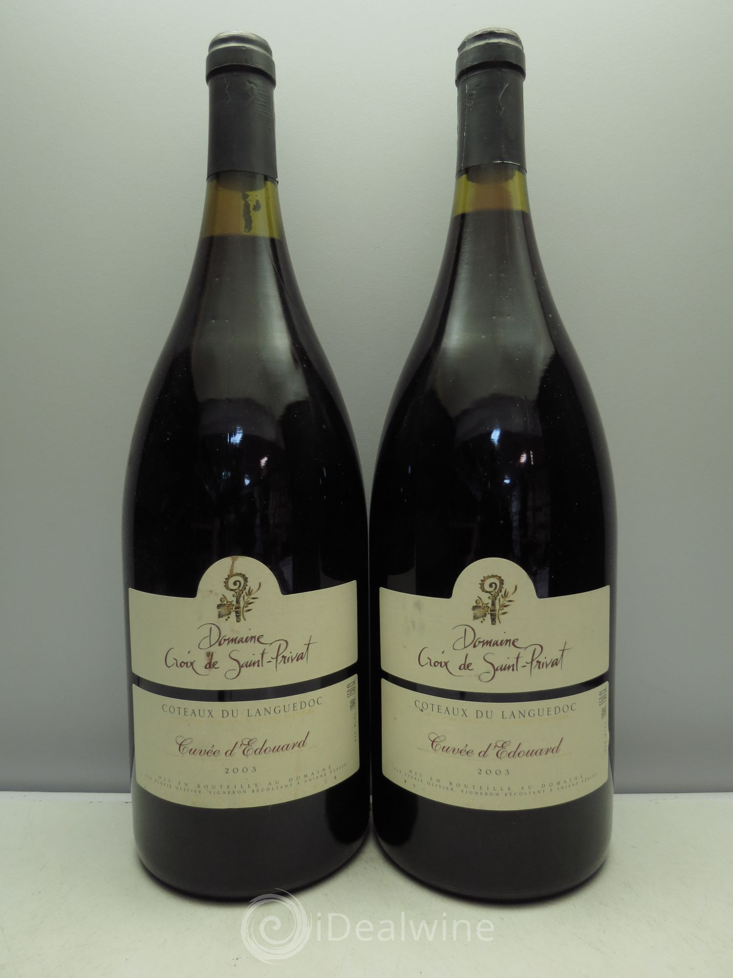 Coteaux du Languedoc Dne Croix St Privat Cuvée d'Edouard 2003 - Posten von 2 Magnum - 0