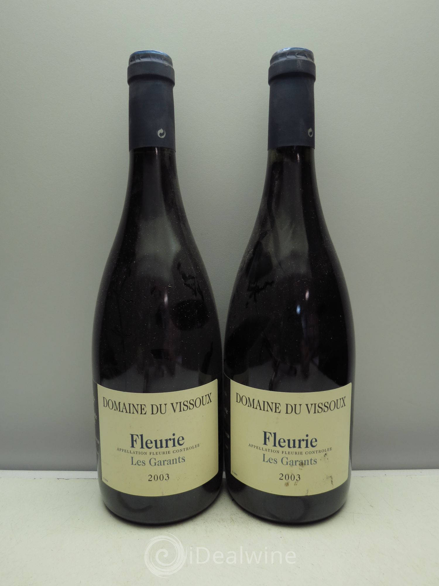 Fleurie Les Garrants - Chermette 2003 - Posten von 2 Flaschen - 0