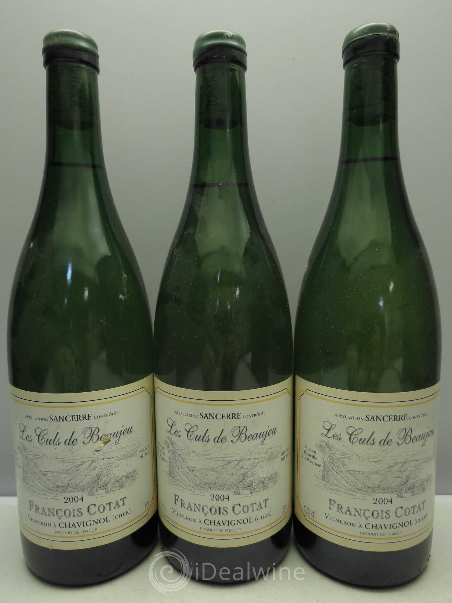 Sancerre Les Culs de Beaujeu François Cotat 2004 - Lot de 3 bouteilles - 0
