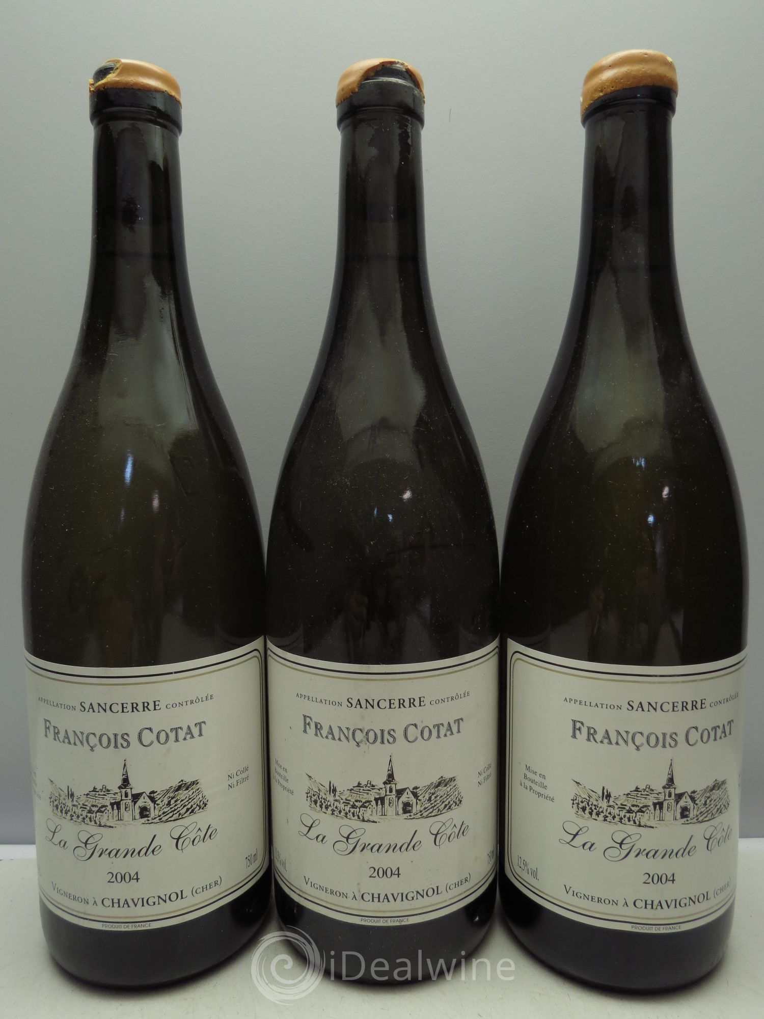 Sancerre La Grande Côte François Cotat 2004 - Lot de 3 bouteilles - 0