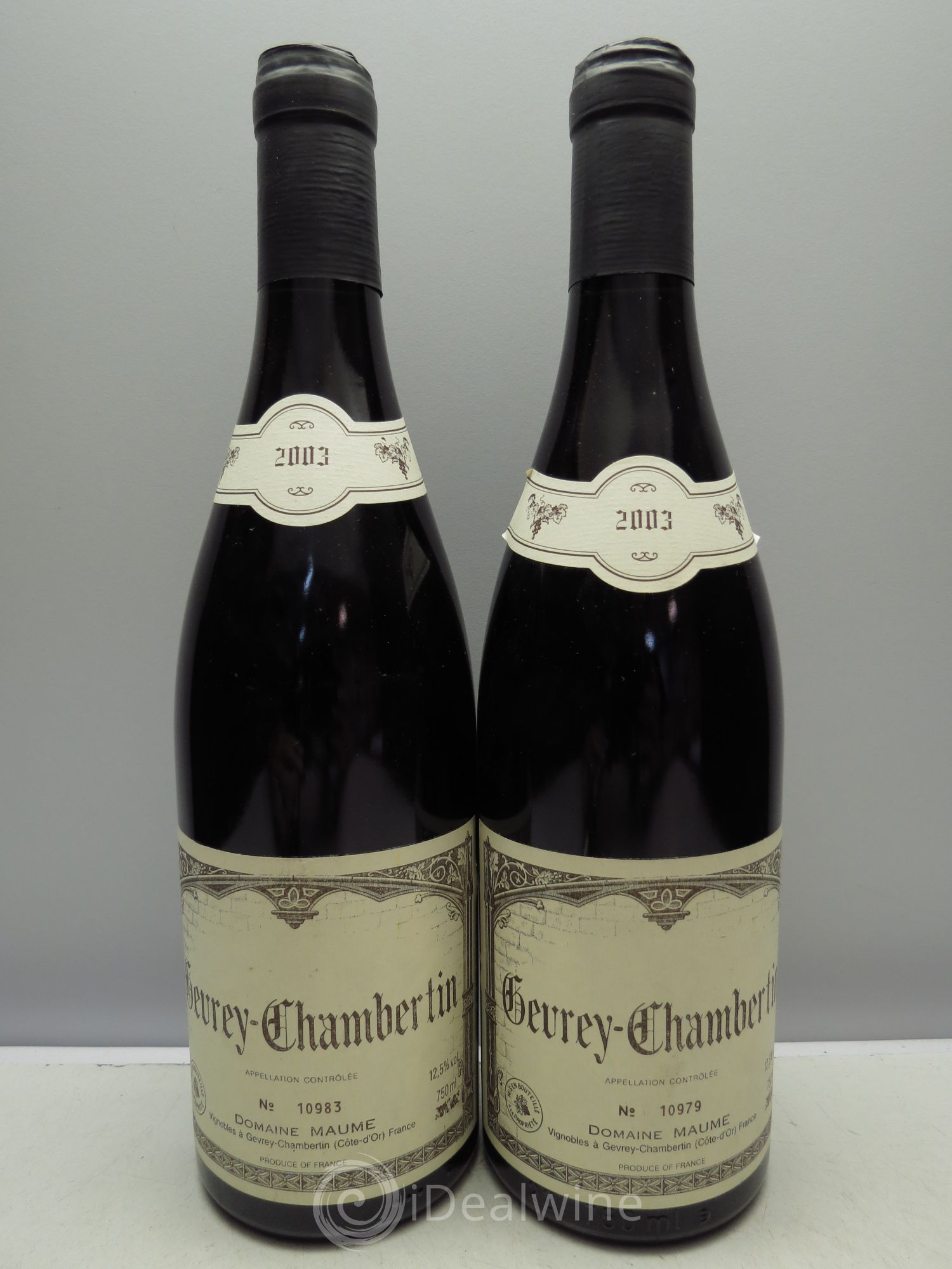 Gevrey-Chambertin B.Maume 2003 - Posten von 2 Flaschen - 0