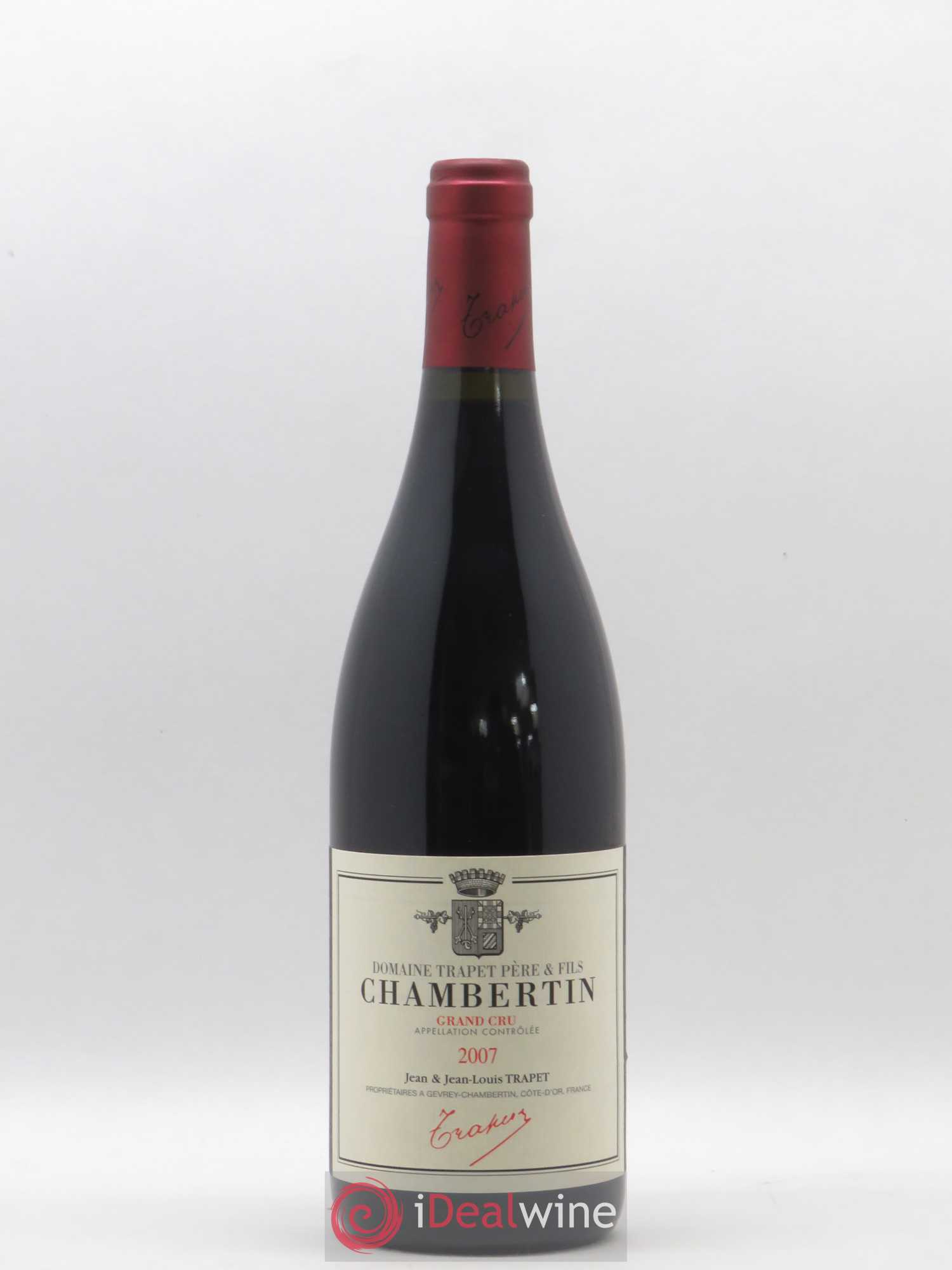 Chambertin Grand Cru Domaine Trapet 2007 - Lot de 1 bouteille - 0