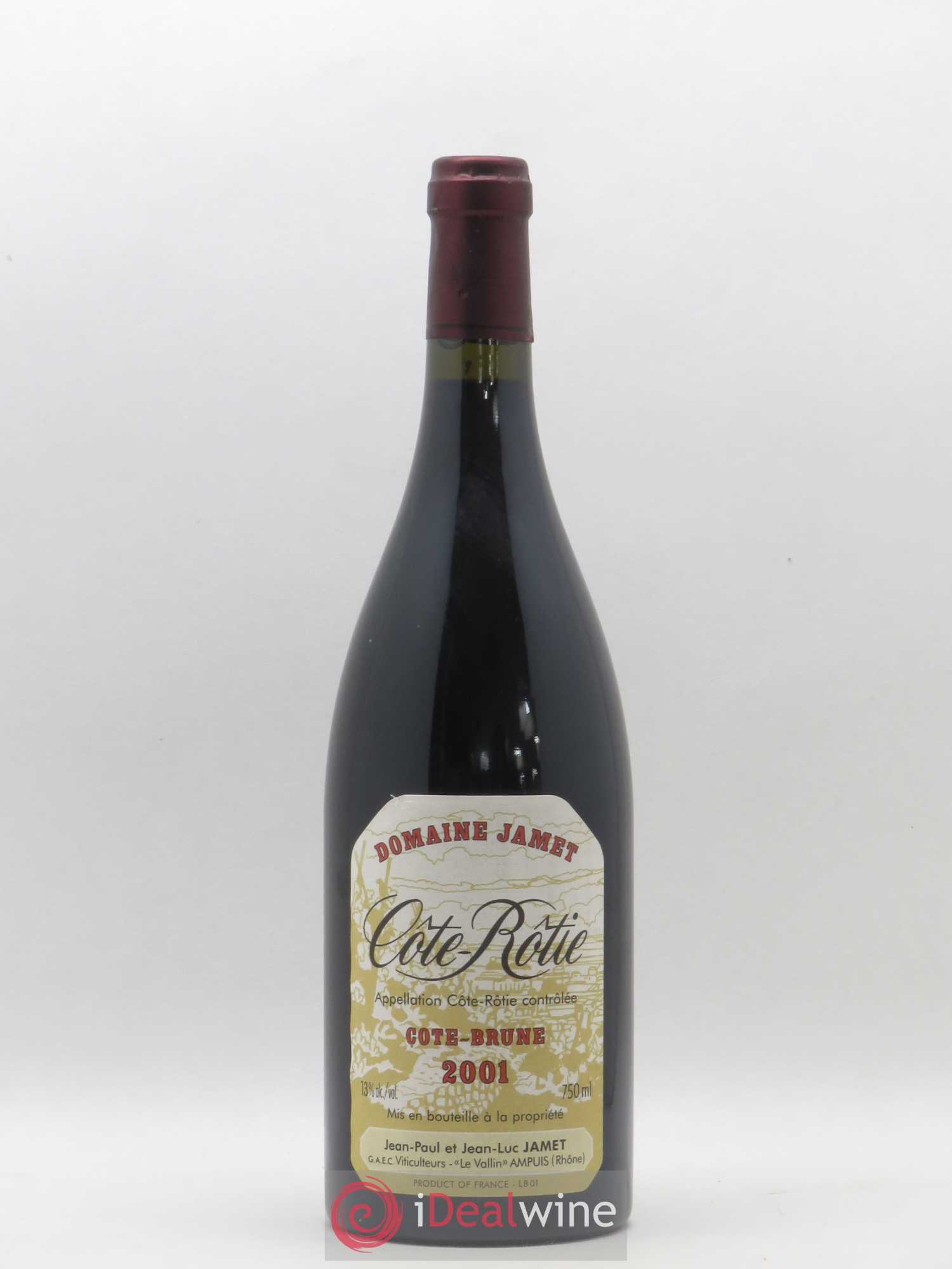 Côte-Rôtie Côte Brune Jamet (Domaine) 2001 - Lot de 1 bouteille - 0