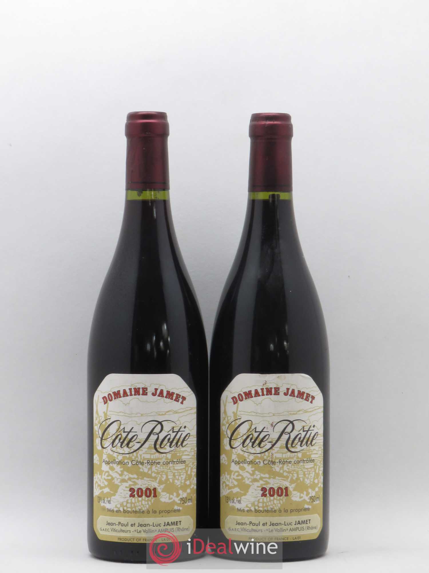 Côte-Rôtie Jamet (Domaine) 2001 - Lot de 2 bouteilles - 0