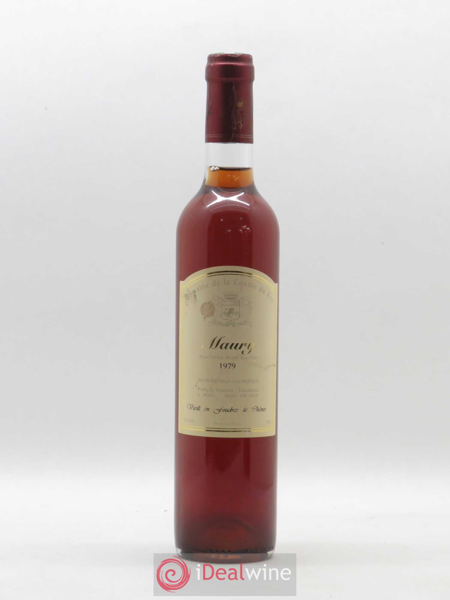 Maury Vin Doux Naturel Coume du Roy 50cl 1979 - Posten von 1 Flasche - 0