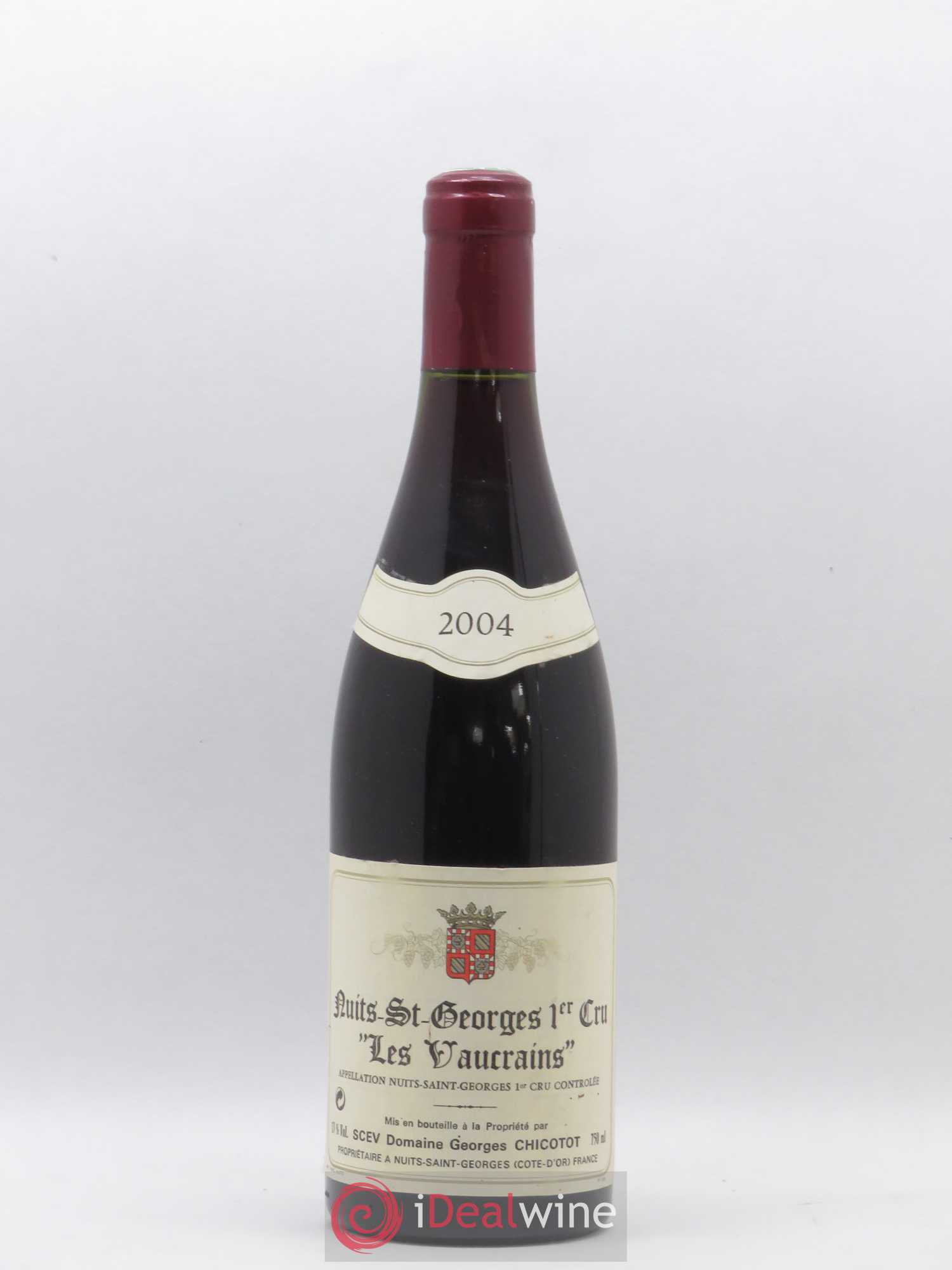 Nuits-Saint-Georges 1er Cru Les Vaucrains Chicotot 2004 - Lot de 1 bouteille - 0