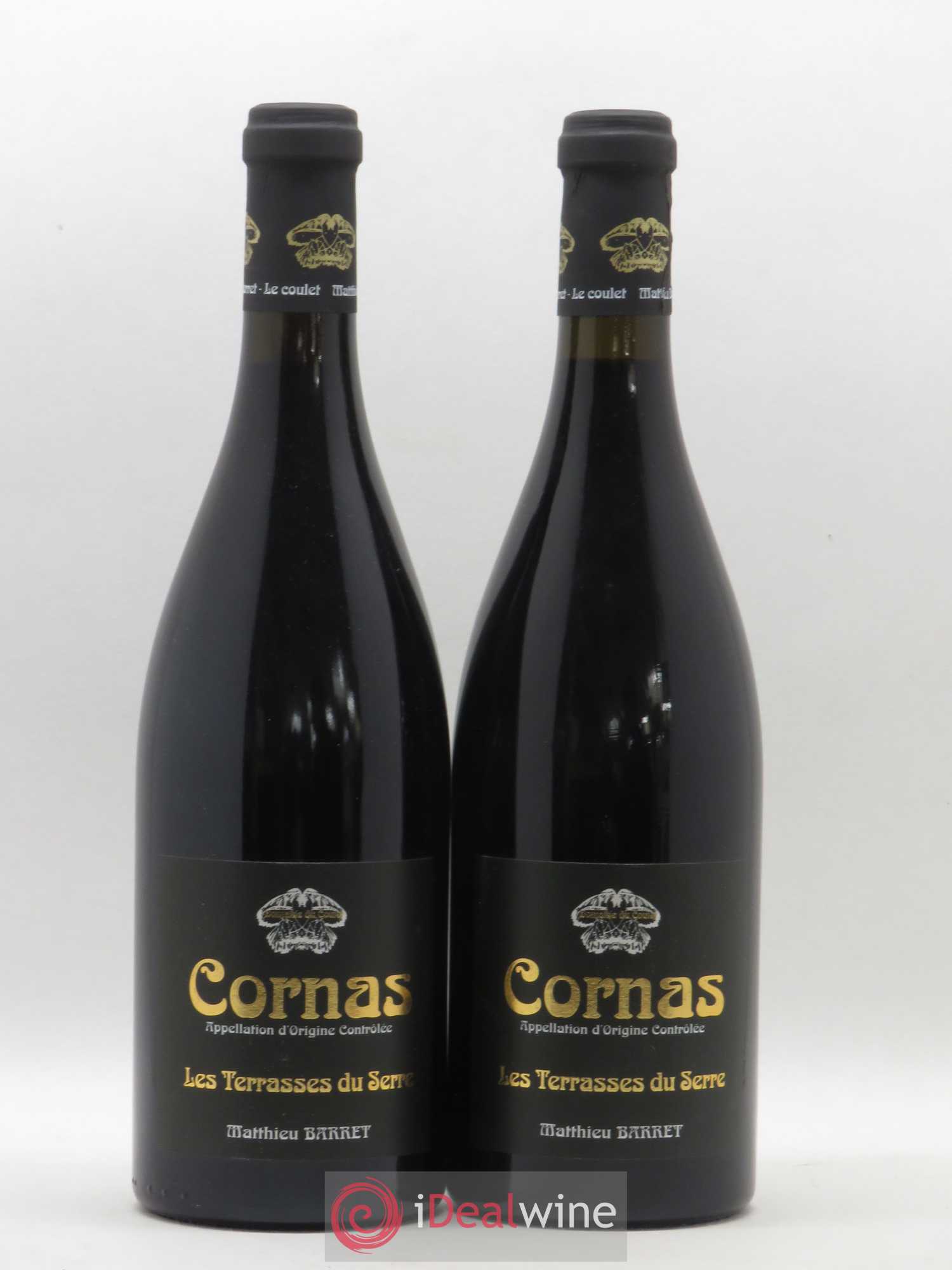 Cornas Les Terrasses du Serre Domaine du Coulet - Matthieu Barret 2009 - Lot de 2 bouteilles - 0