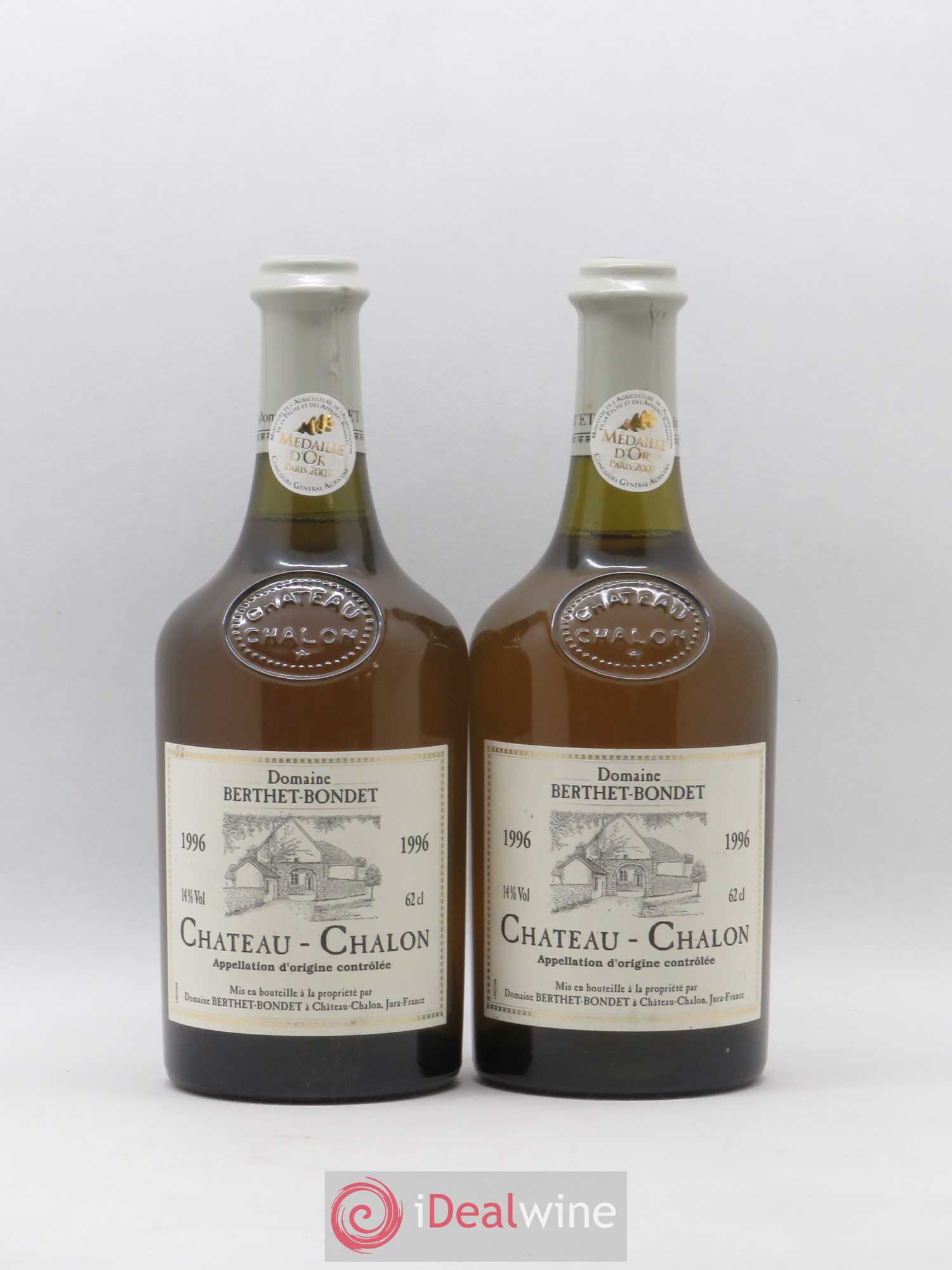 Château-Chalon Berthet-Bondet 1996 - Lot de 2 bouteilles - 0