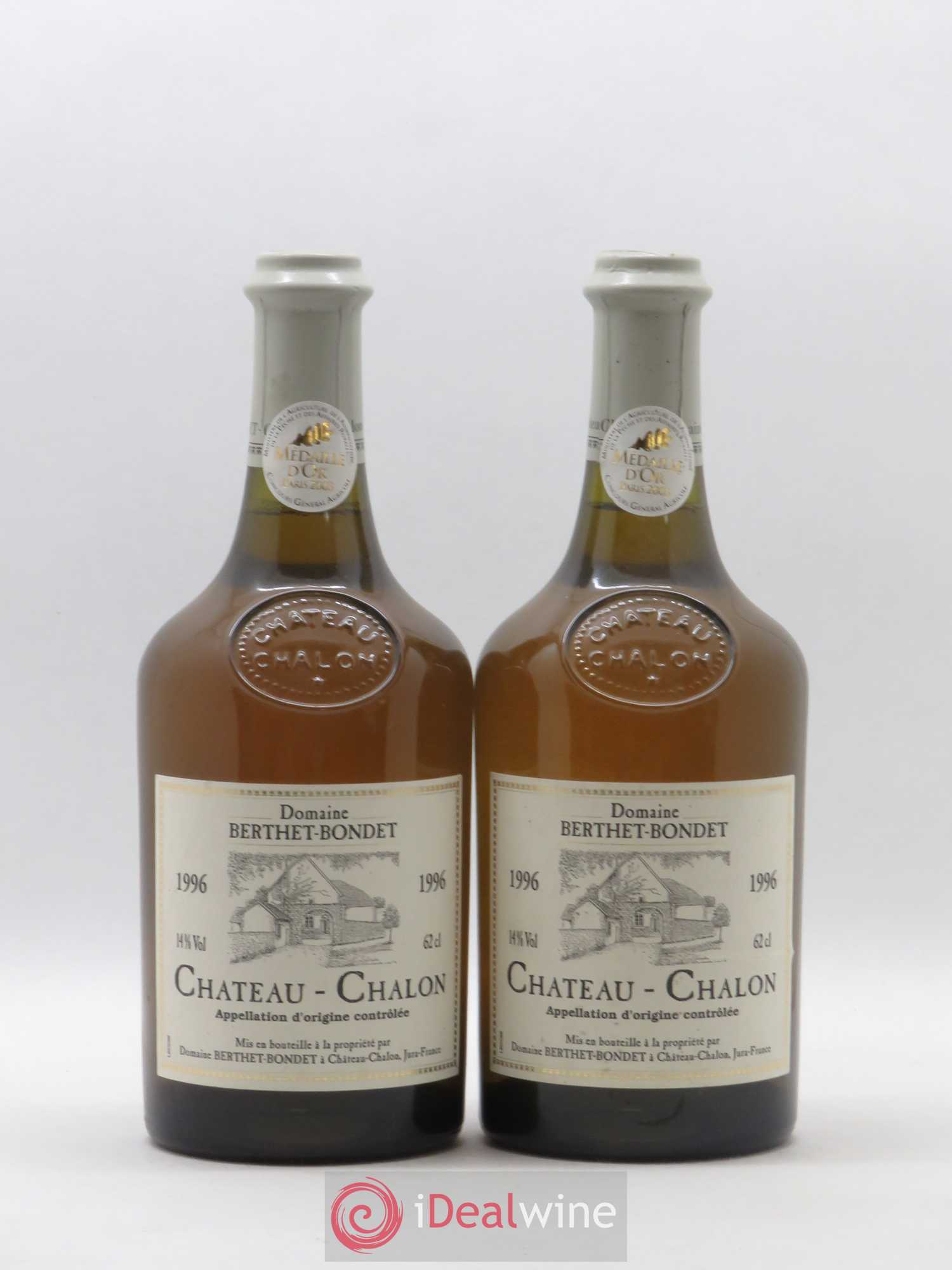 Château-Chalon Berthet-Bondet 1996 - Lot de 2 bouteilles - 0