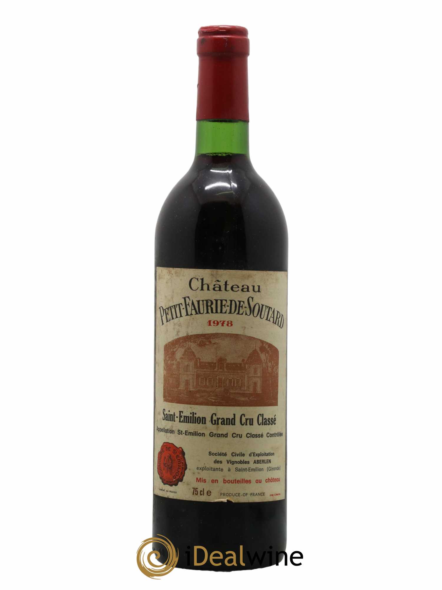 Château Petit Faurie de Soutard Grand Cru Classé 1978 - Lot de 1 bouteille - 0