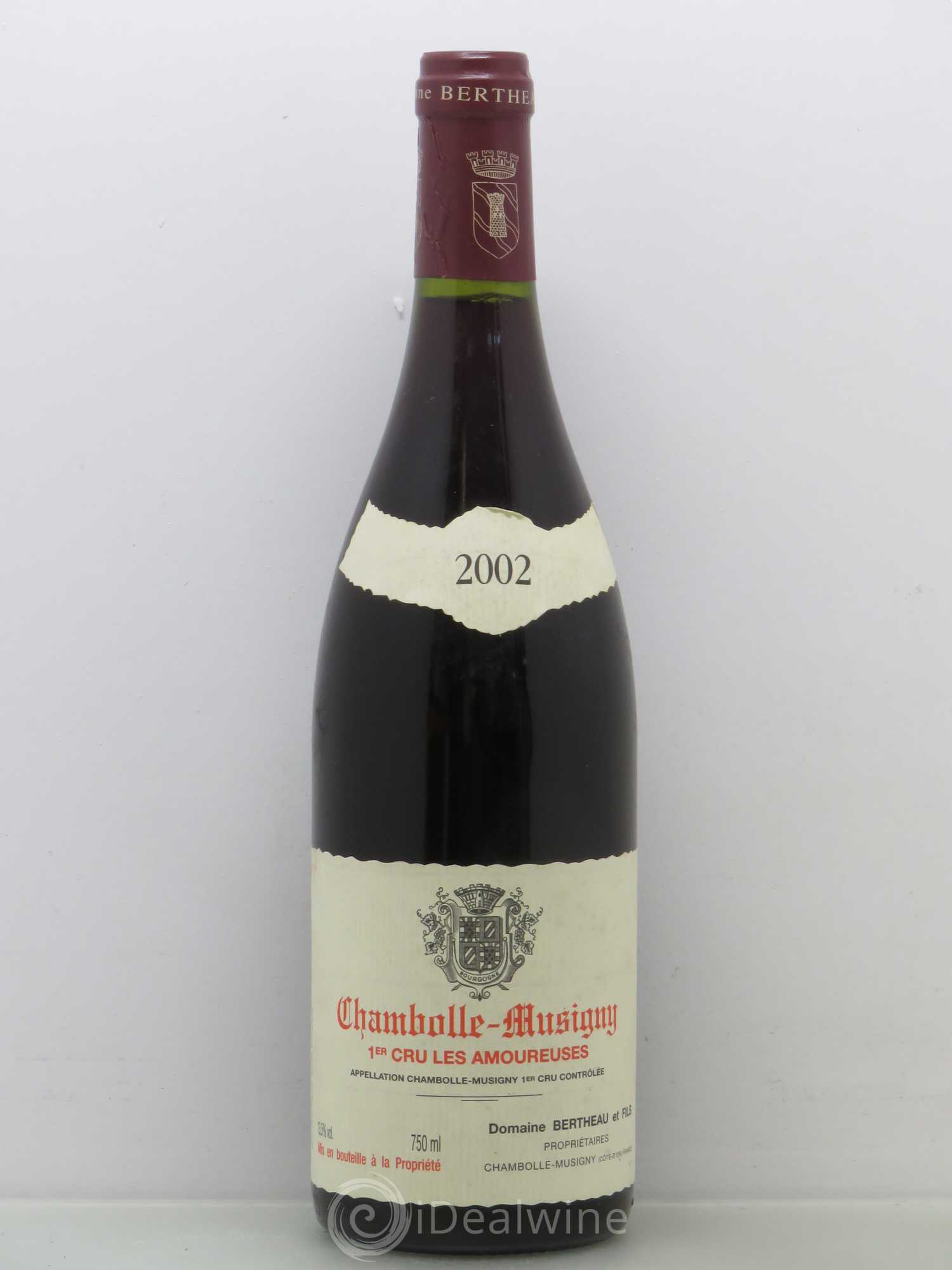Chambolle-Musigny 1er Cru Les Amoureuses - Domaine Bertheau et Fils 2002 - Posten von 1 Flasche - 0