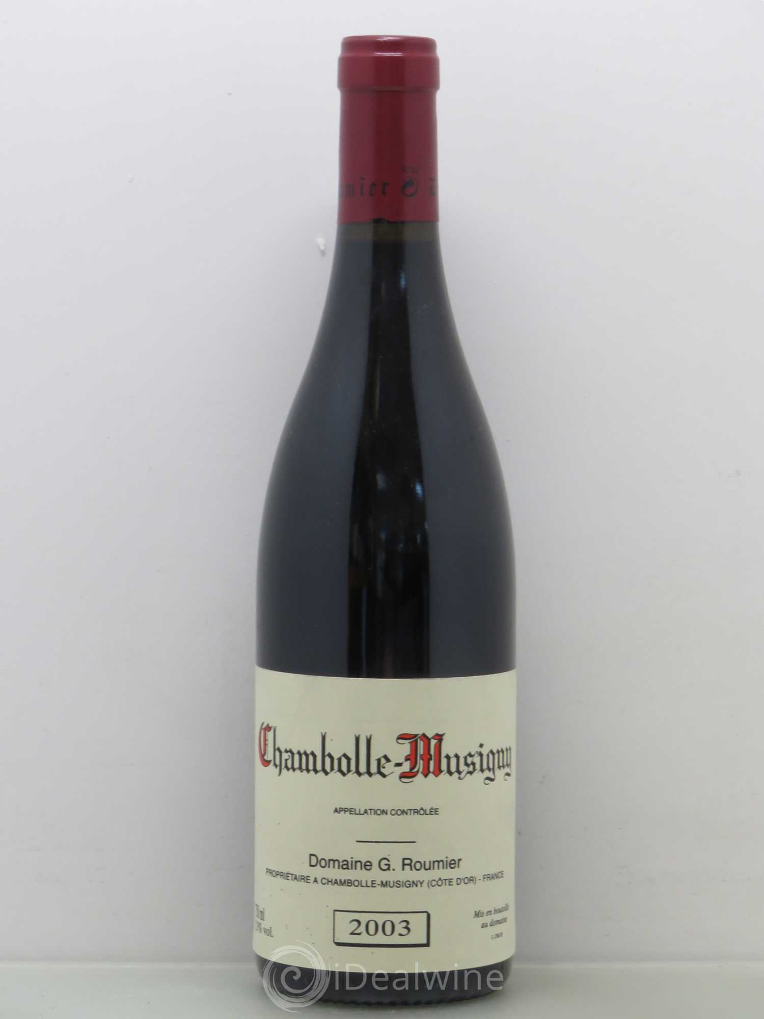 Chambolle-Musigny Georges Roumier (Domaine) 2003 - Lot de 1 bouteille - 0