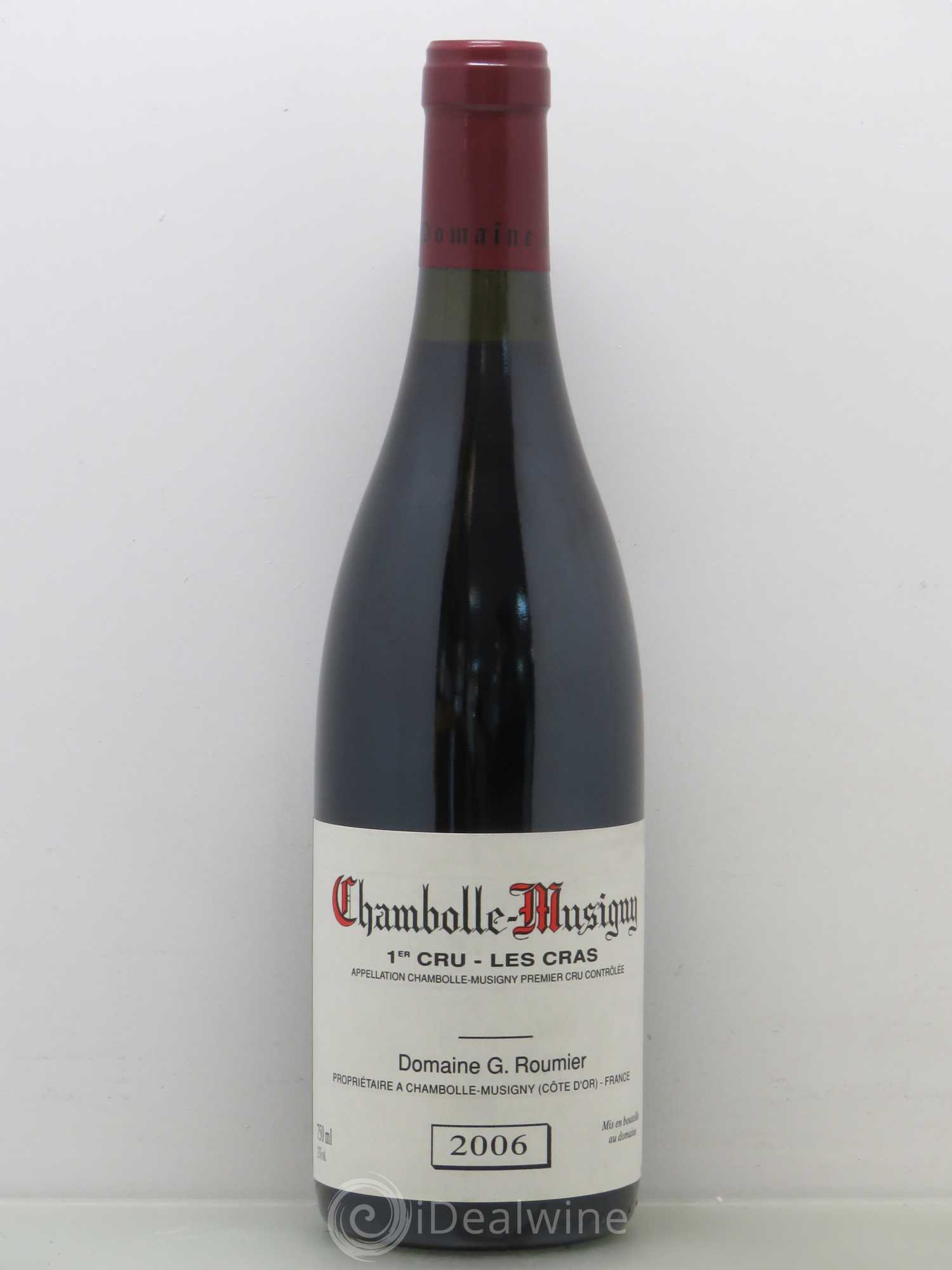 Chambolle-Musigny 1er Cru Les Cras Georges Roumier (Domaine) 2006 - Lot de 1 bouteille - 0