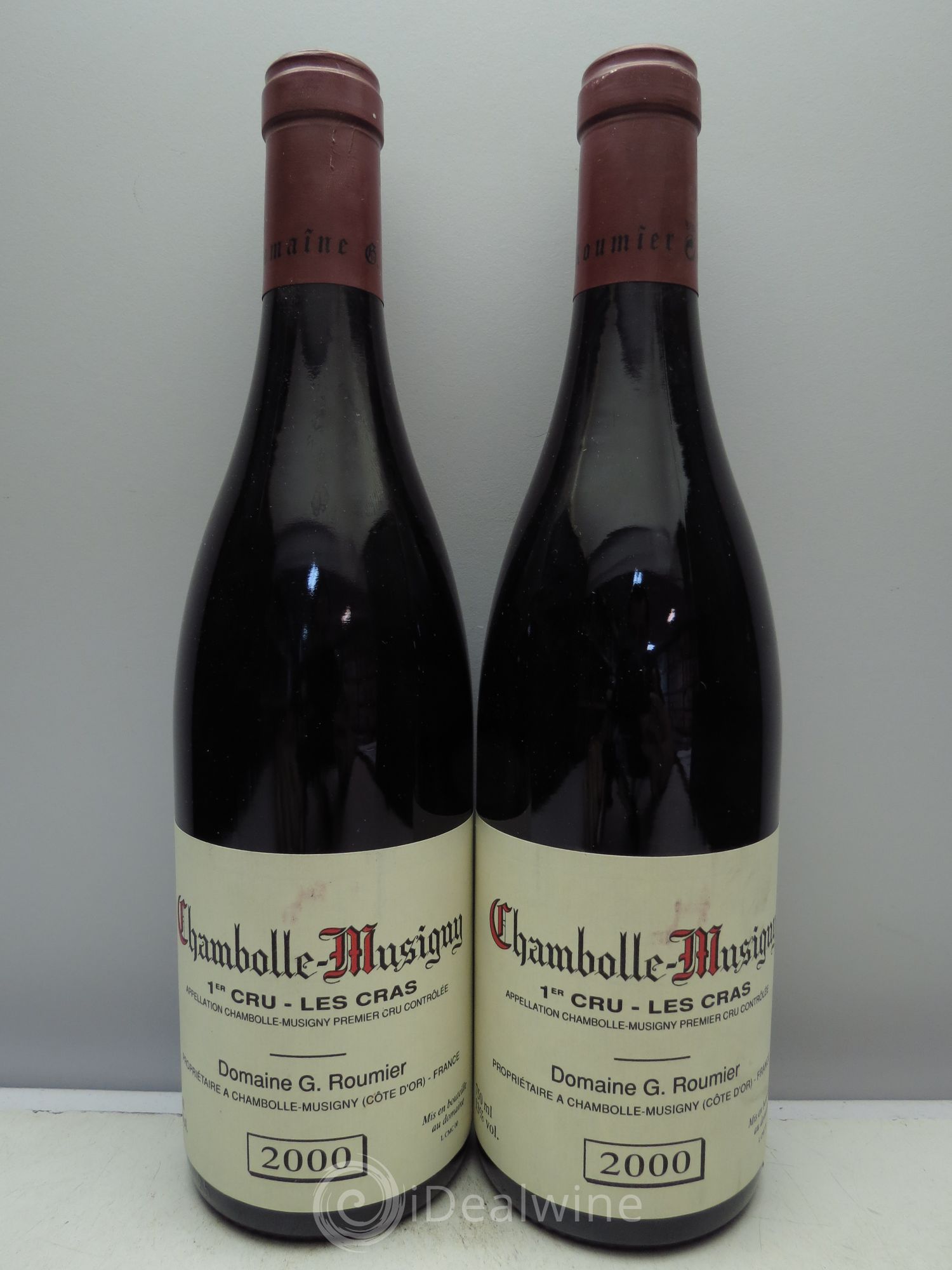Chambolle-Musigny 1er Cru Les Cras Georges Roumier (Domaine) 2000 - Lot de 2 bouteilles - 0